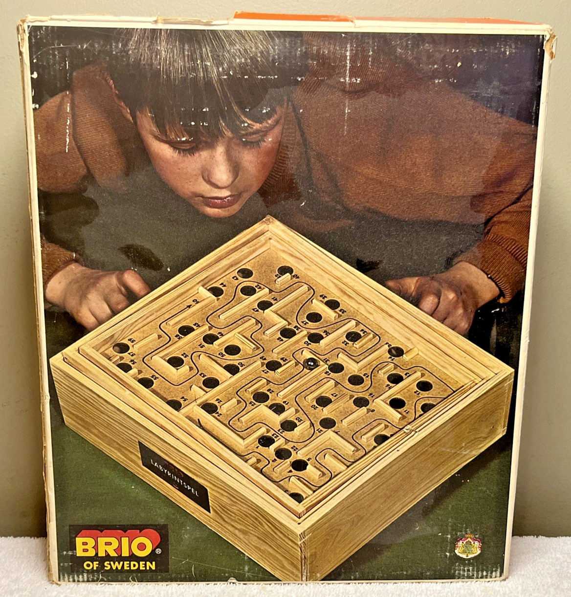 Brio Labyrinth Wooden Maze Game Model 31804 with Original Box from Sweden