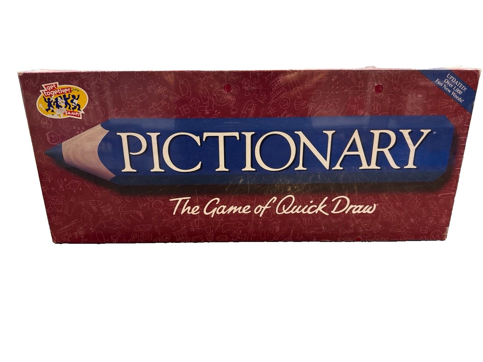 Vintage Pictionary 1997 Milton Bradley Board Game 90s – Family ~Brand New Sealed