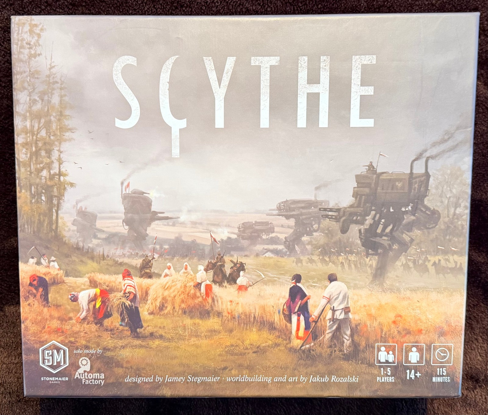 Stonemaier Games: Scythe (Base Game) by Jamey Stegmaier -NEW