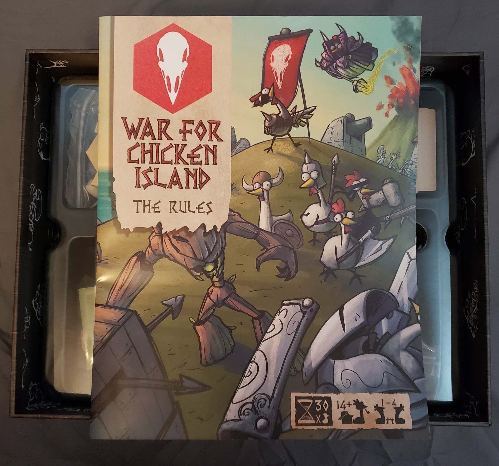 War For Chicken Island 1st Edition Kickstarter – Draco Studios – Used Complete