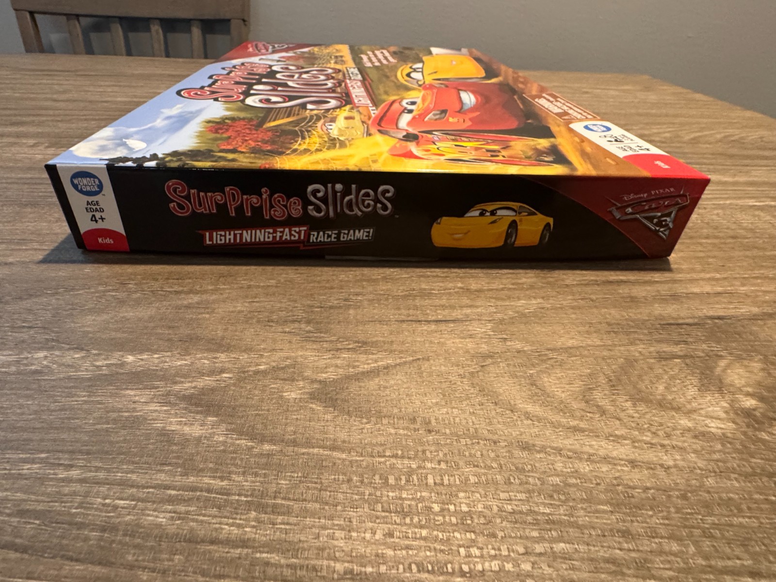 Disney Pixar Cars Surprise Slides Lightning-Fast Race Game Complete In Box