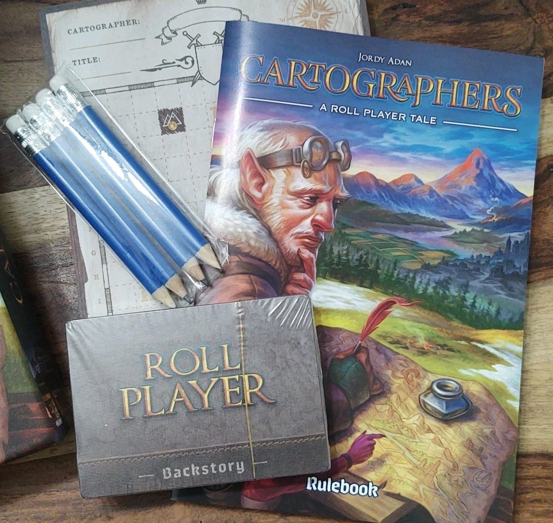 NIB Cartographers Roll Player Tale (TW Games) By Jordy Adan COMPLETE Unopened