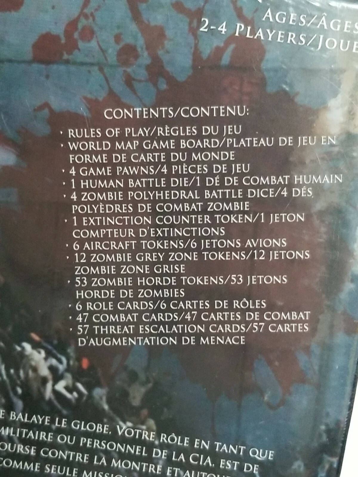 World War Z: The Game (English and French Edition) Board Game Brand New Sealed!
