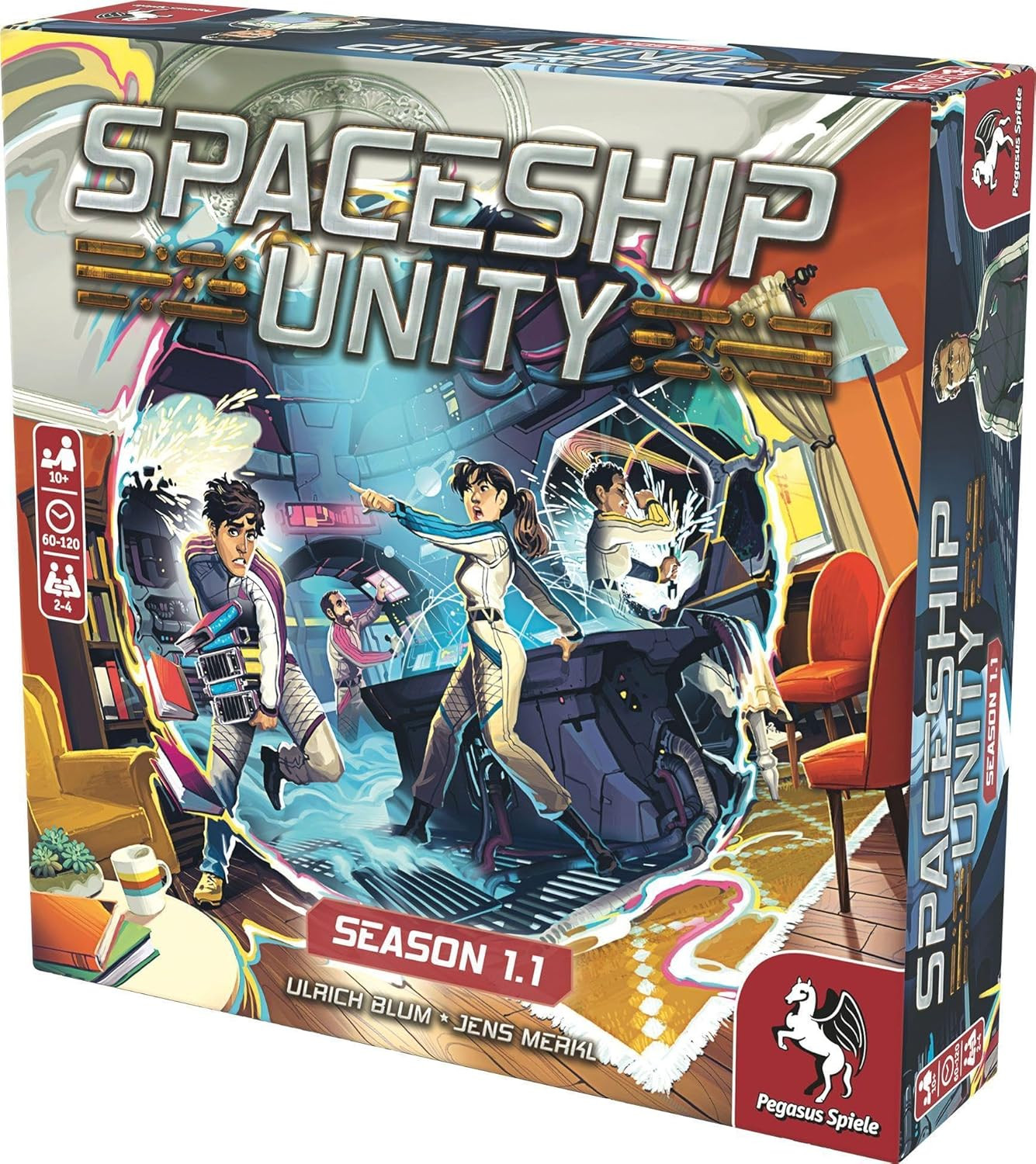 Spaceship Unity – Board Game by – 2-4 Players – 60-120 Minutes of Gameplay – Ga