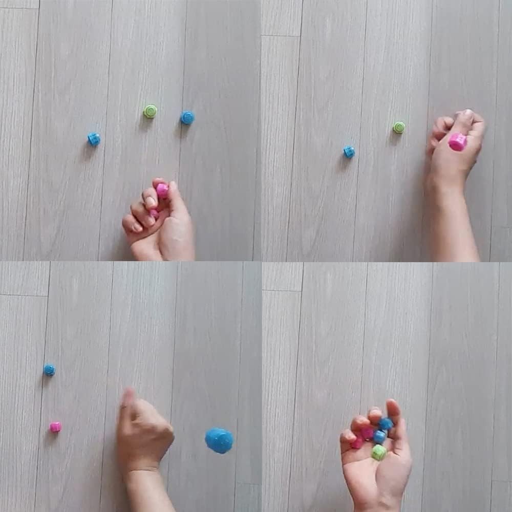 Random] n Traditional Play Game Gonggi Jack Stone Pebbles Set 2 Sets