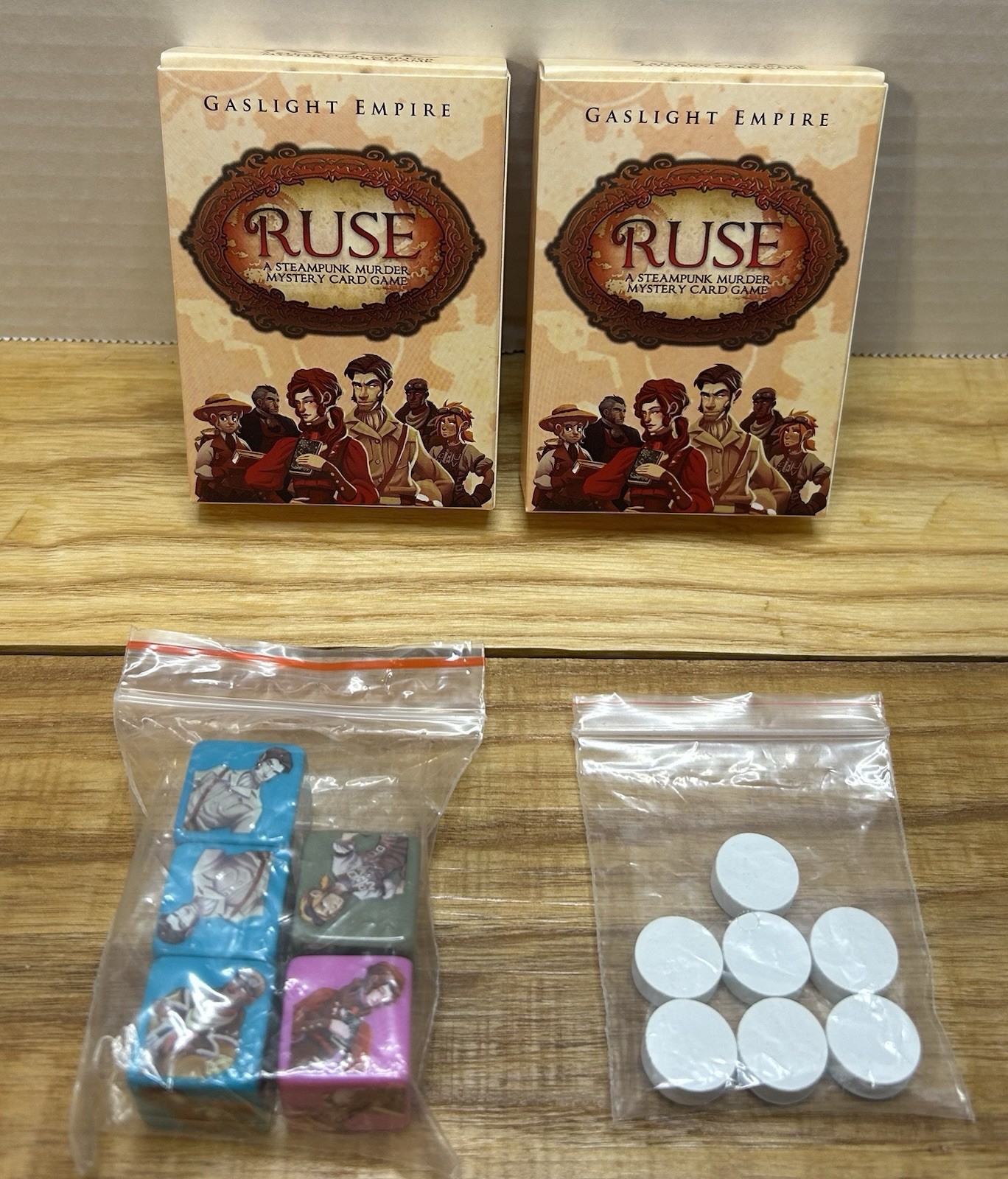Ruse A Steampunk Murder Mystery Card Game COMPLETE