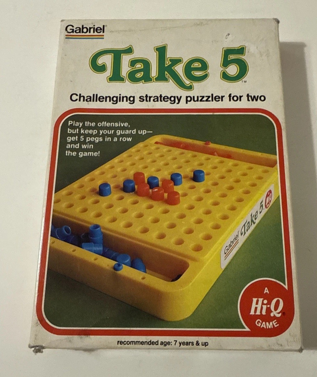 Vintage Take 5 Strategy & IQ Game by Gabriel – 1977 Edition – Complete!