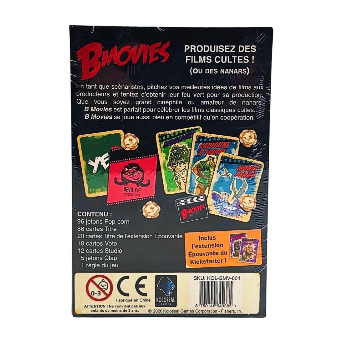 B-Movies: L’Invasion Des Tentacules (French) by Kolossal Games – SEALED