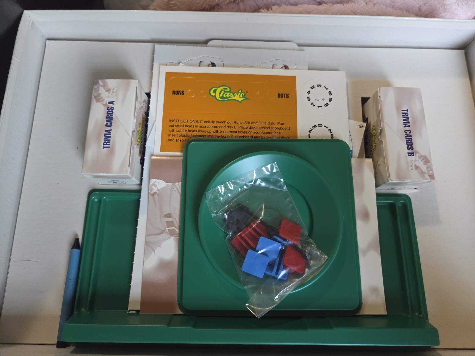1992 Classic Major League Baseball Trivia Board Game Collector’s Edition