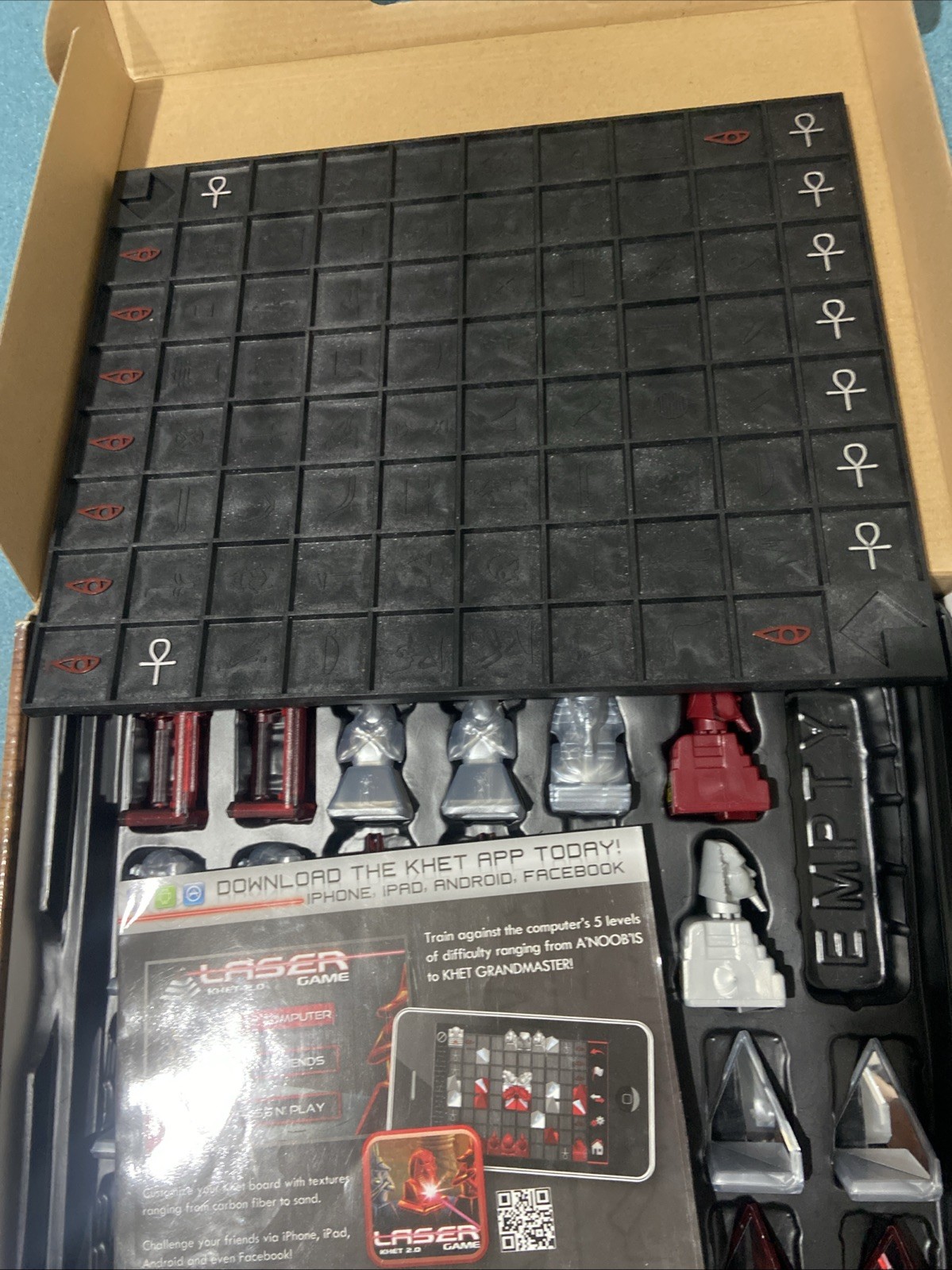 LASER Board Game Khet 2.0 Strategy Mensa Select Toy of the Year Complete
