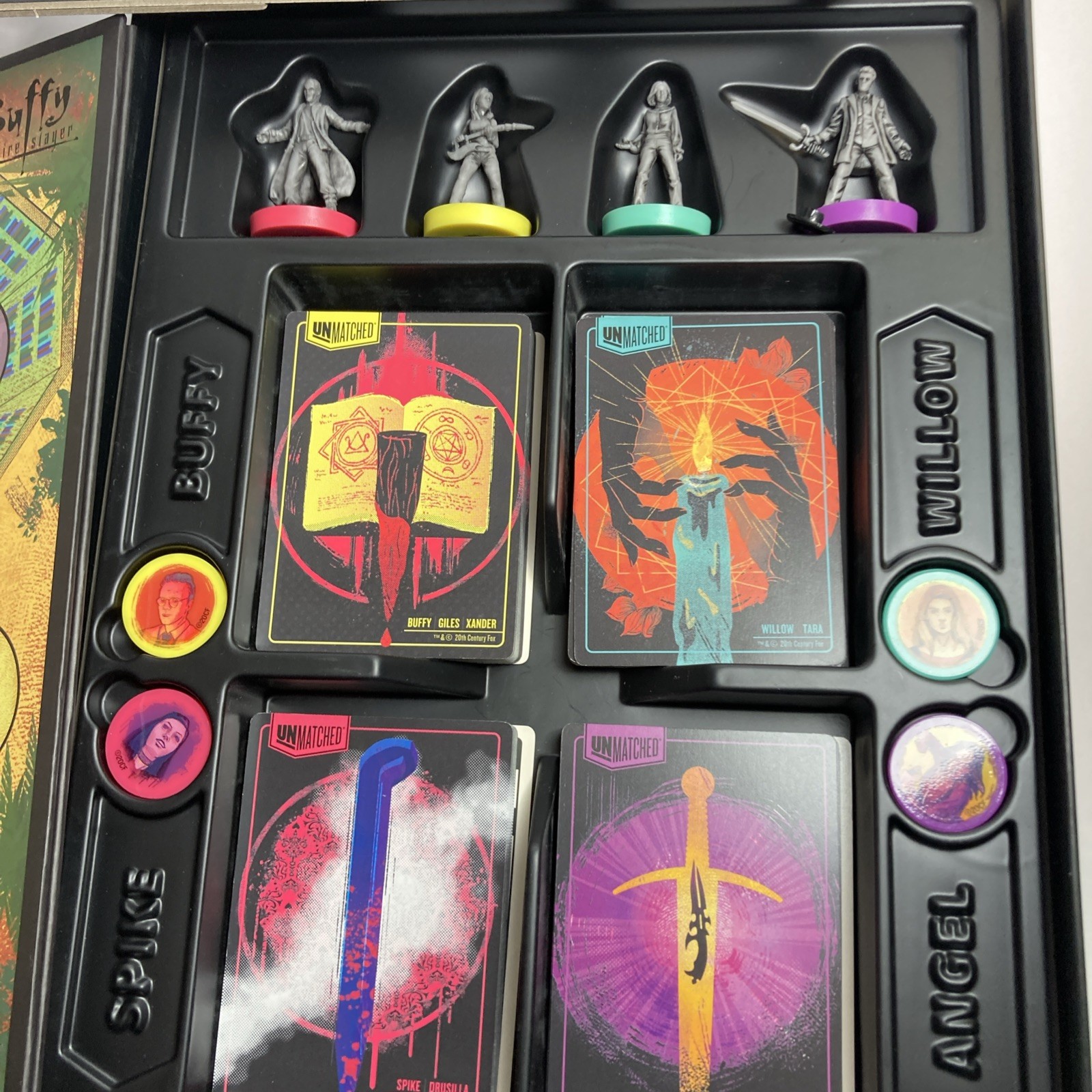 Restoration Games Buffy The Vampire Slayer Unmatched Willow Angel Spike RARE