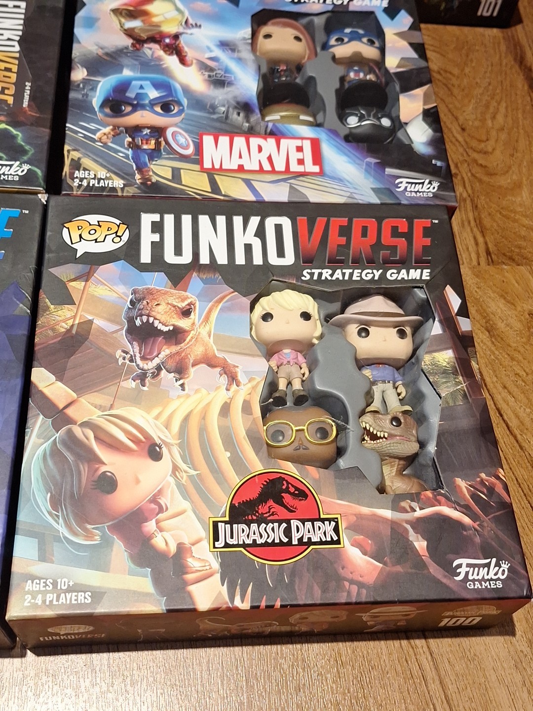 Funko Funkoverse Strategy Game Lot Harry Potter Jurassic Park DC Marvel