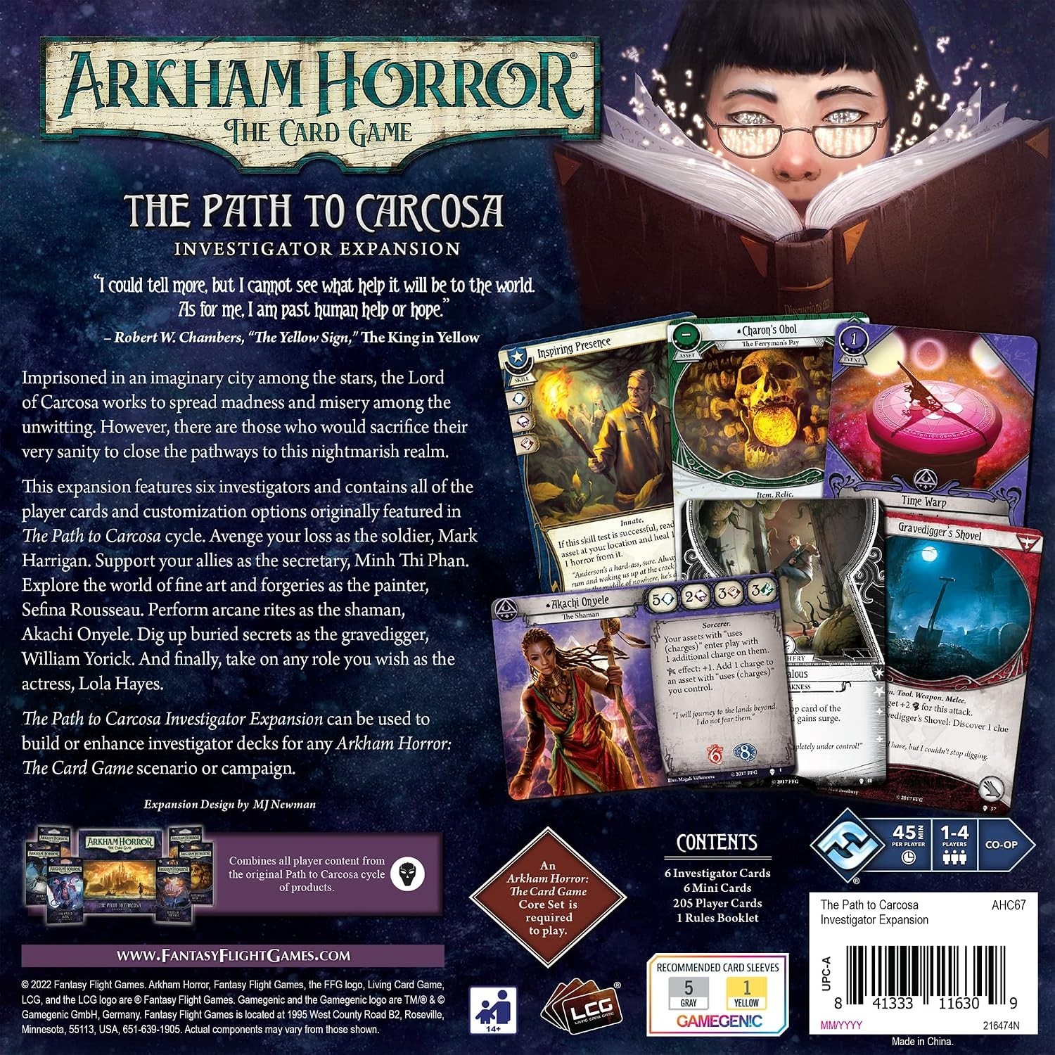 Arkham Horror The Card Game The Path to Carcosa Investigator Expansion | NIS