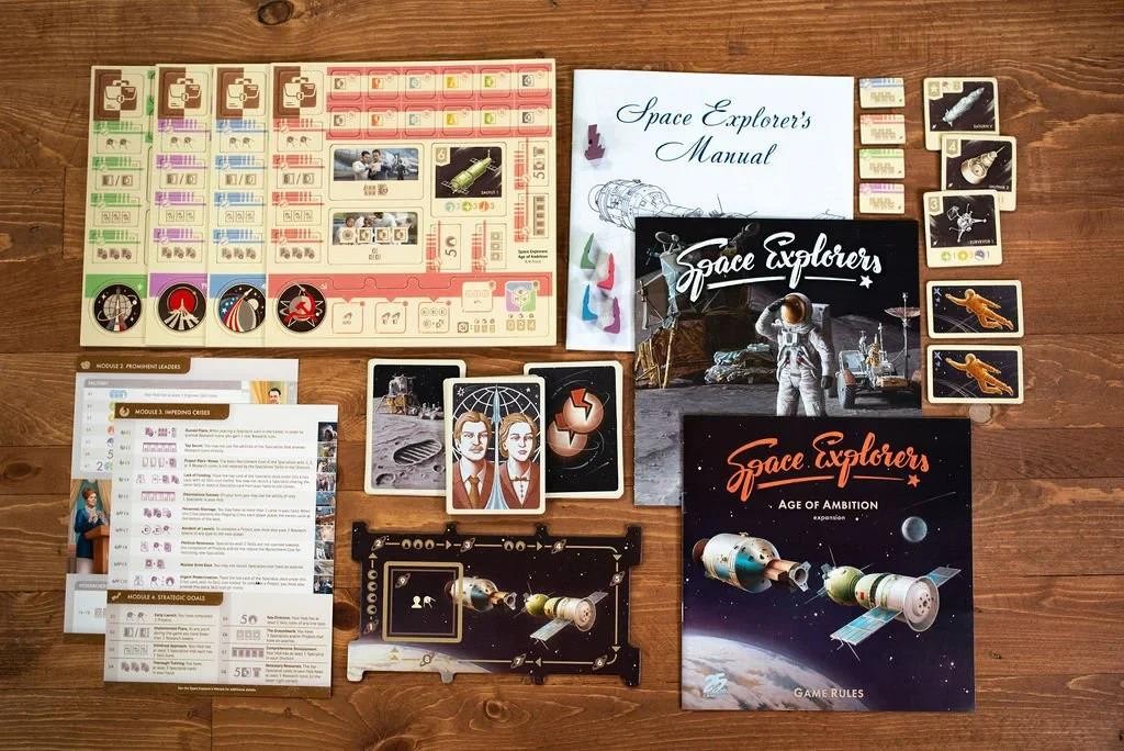 Space Explorers Base Game + Expansion + Promo by 25th Century Games – SEALED