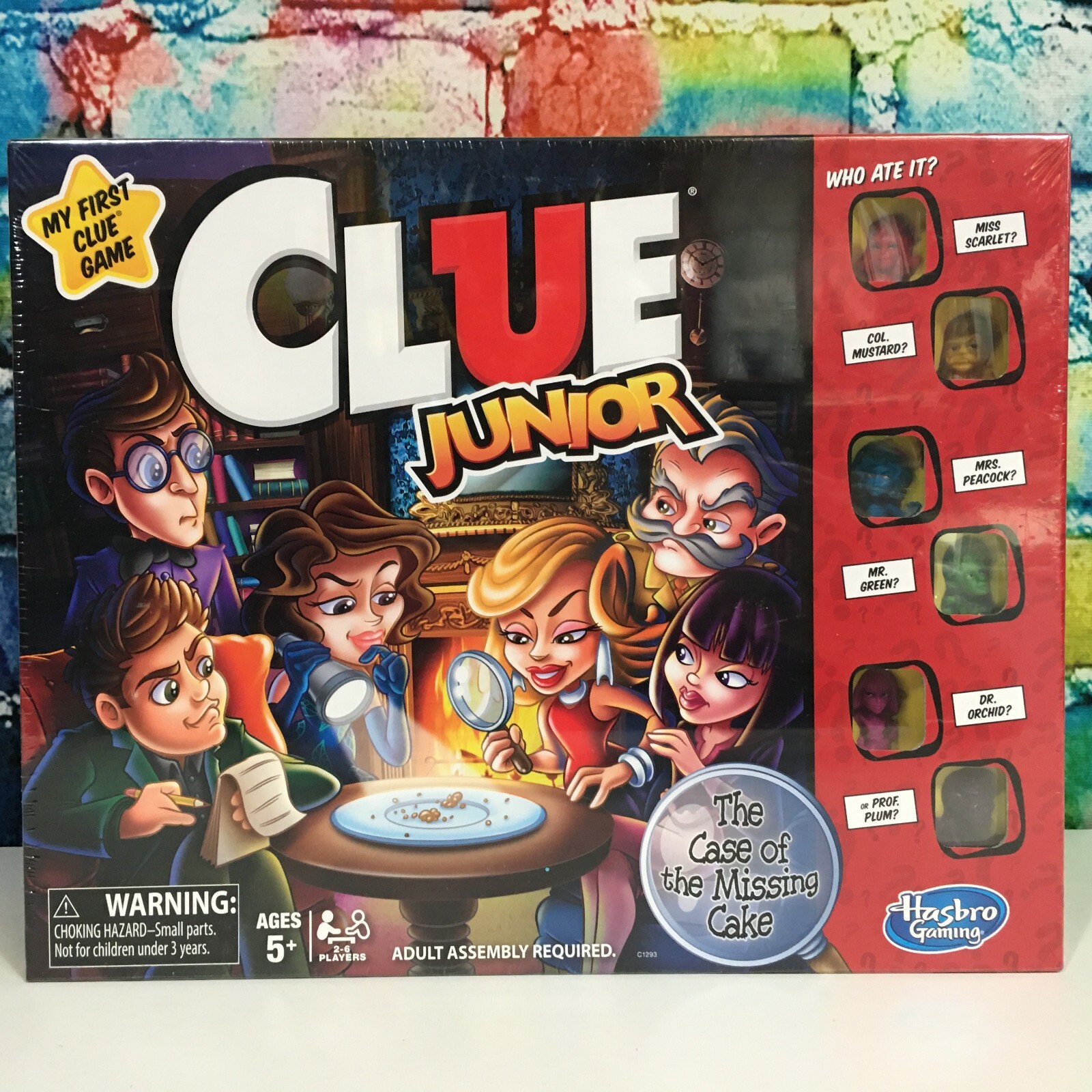 CLUE JUNIOR Classic Multi-Player Board Game Missing Cake Family Fun Ages 5+ NEW!