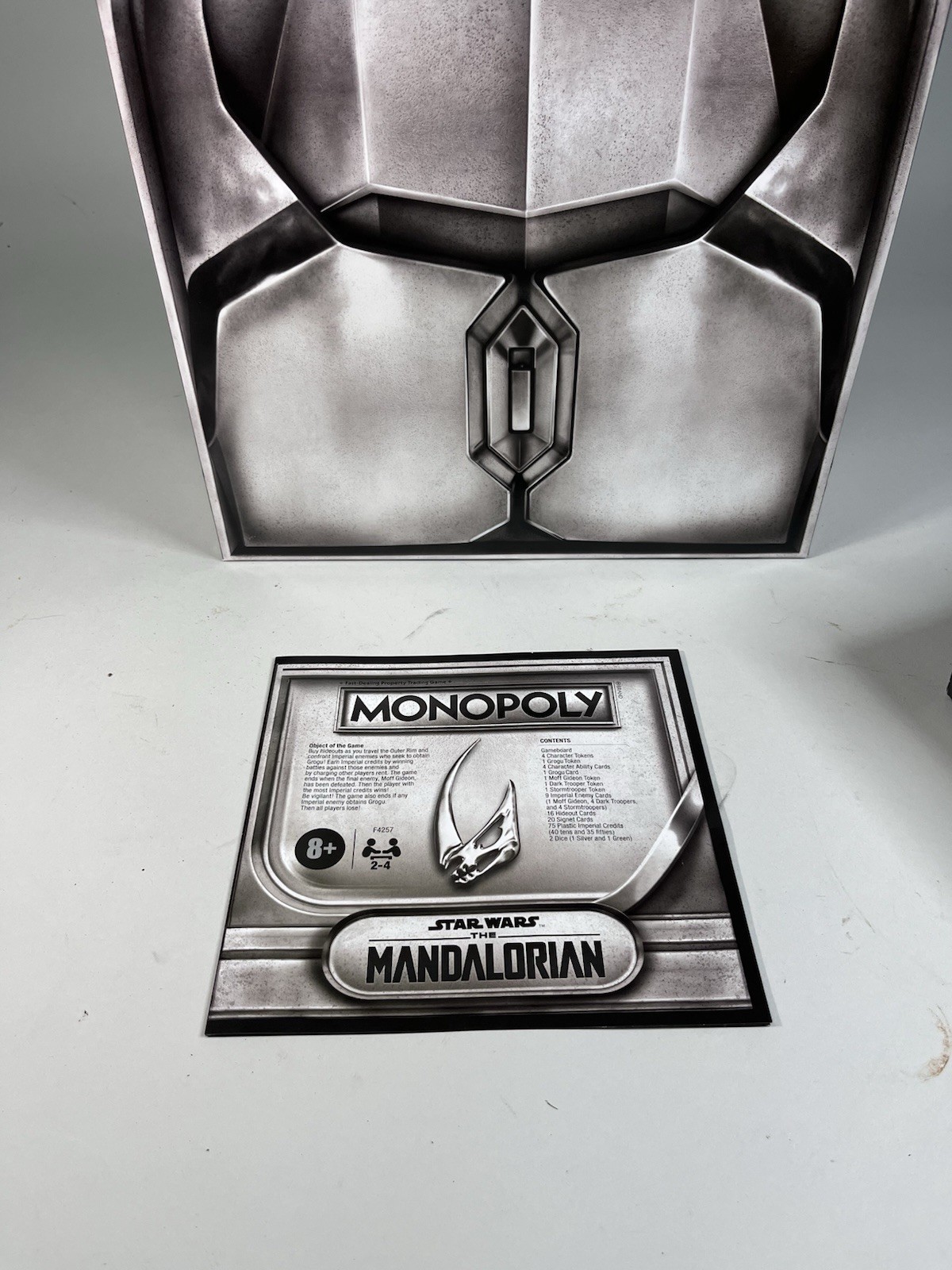 Monopoly: Star Wars The Mandalorian Board Game Instruction Manual Only, Parts