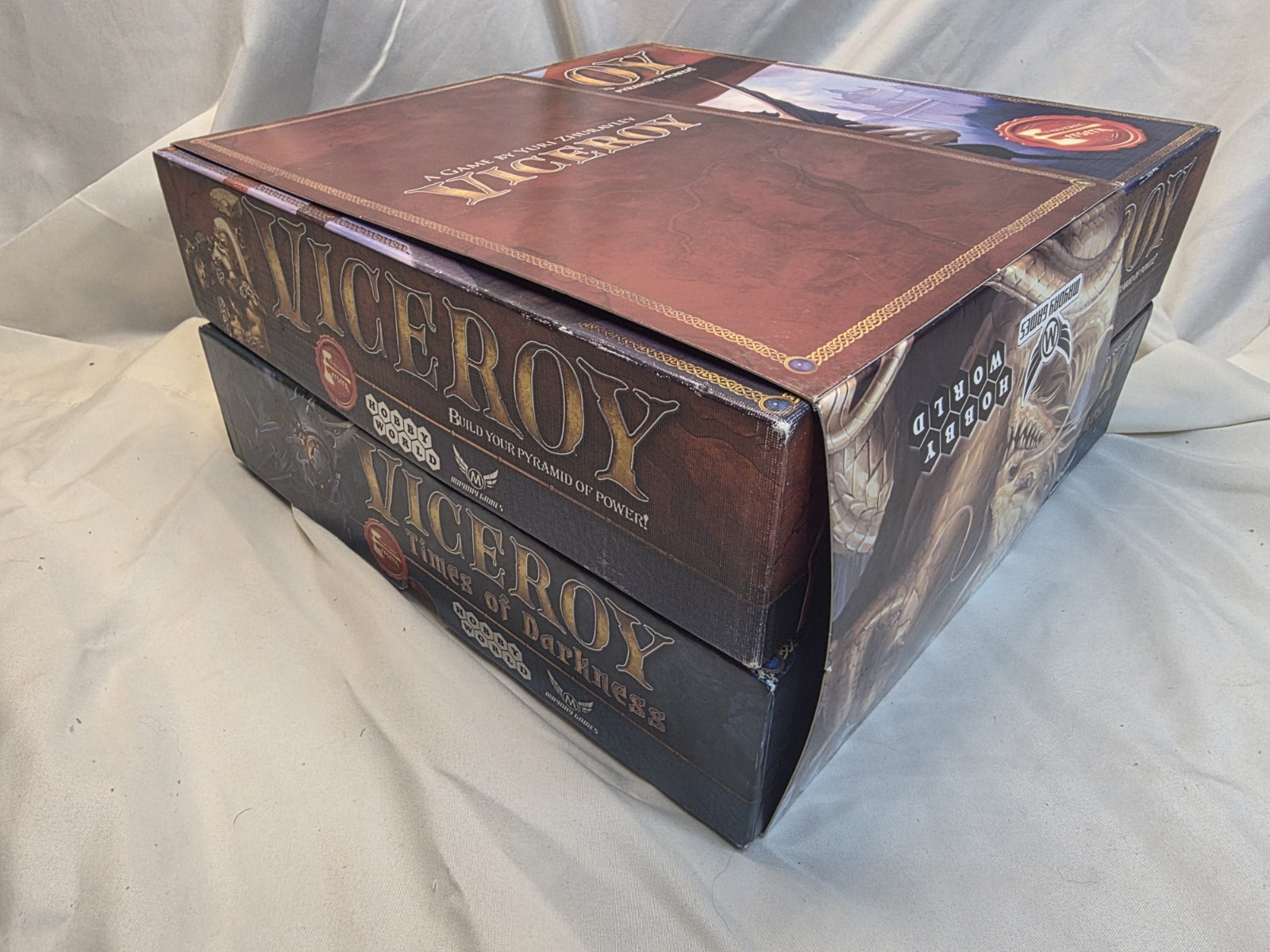 Viceroy Times of Darkness Expansion VG Cond, Strategy Board Game Complete w/gems