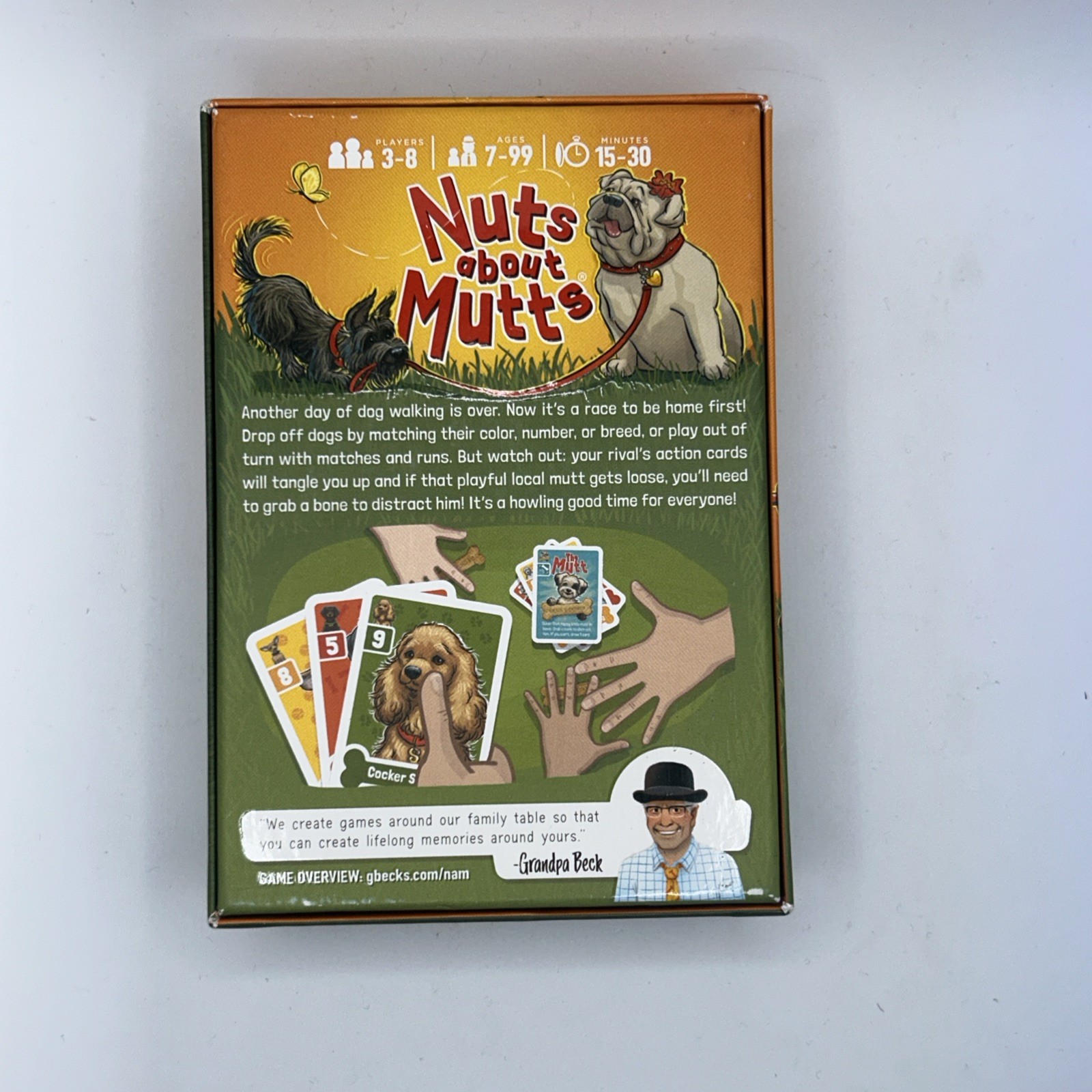 Nuts About Mutts Card Game By Grandpa Beck’s Games Complete Game