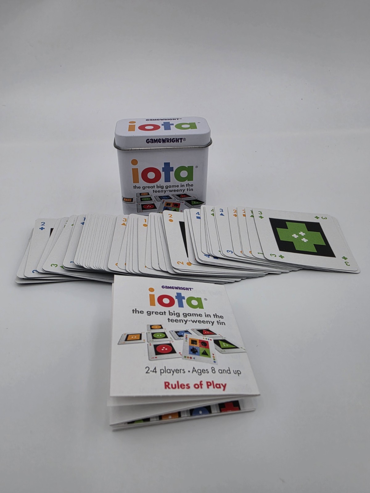 Iota The Great Big Game In The Teeny-Weeny Tin Gamewright 2012 Complete