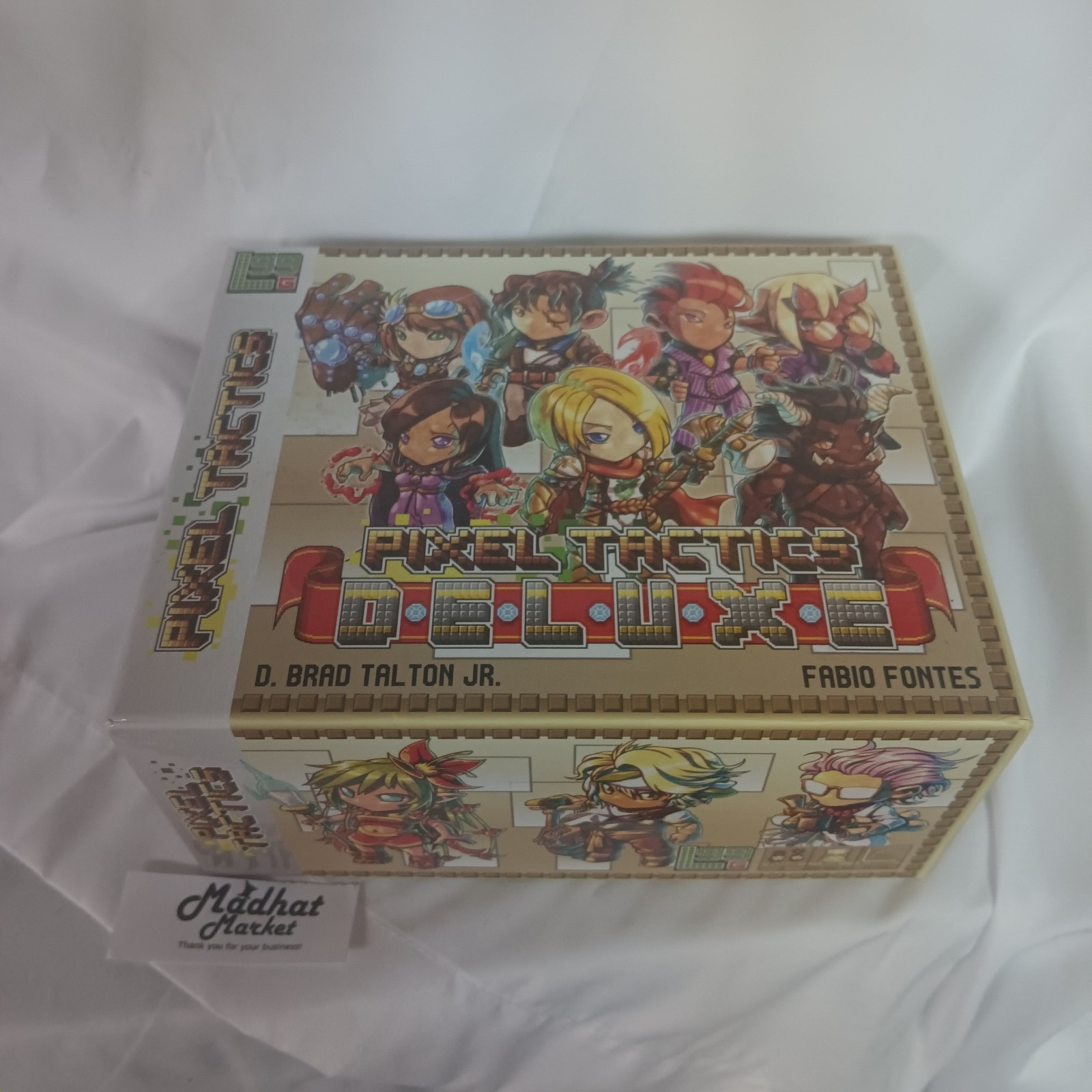 Pixel Tactics Deluxe Board Game by Level 99 Game – Barely Used Complete