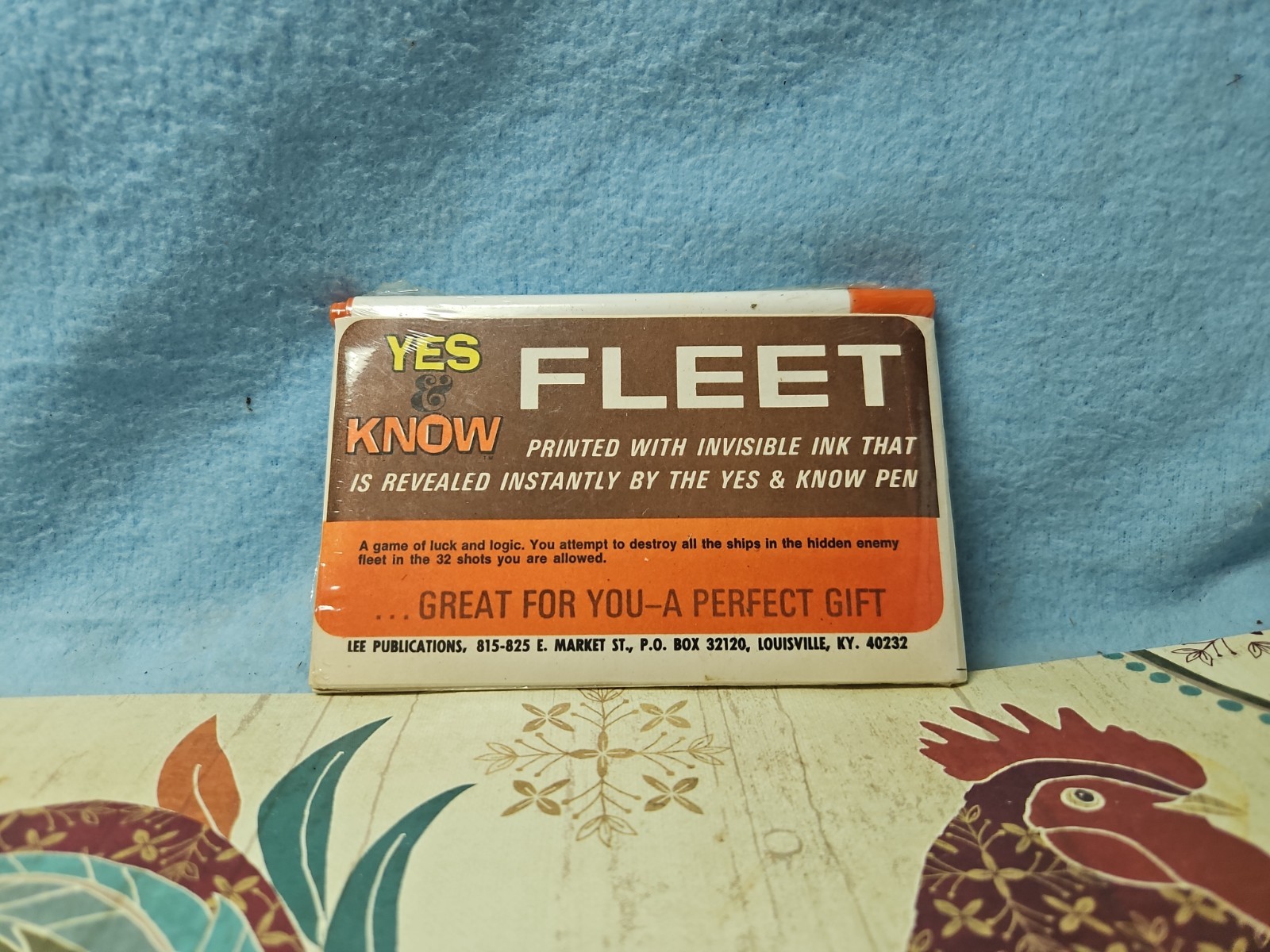 Vintage Yes & Know Travel Game Sealed Brand New Vintage Battleship Style Game