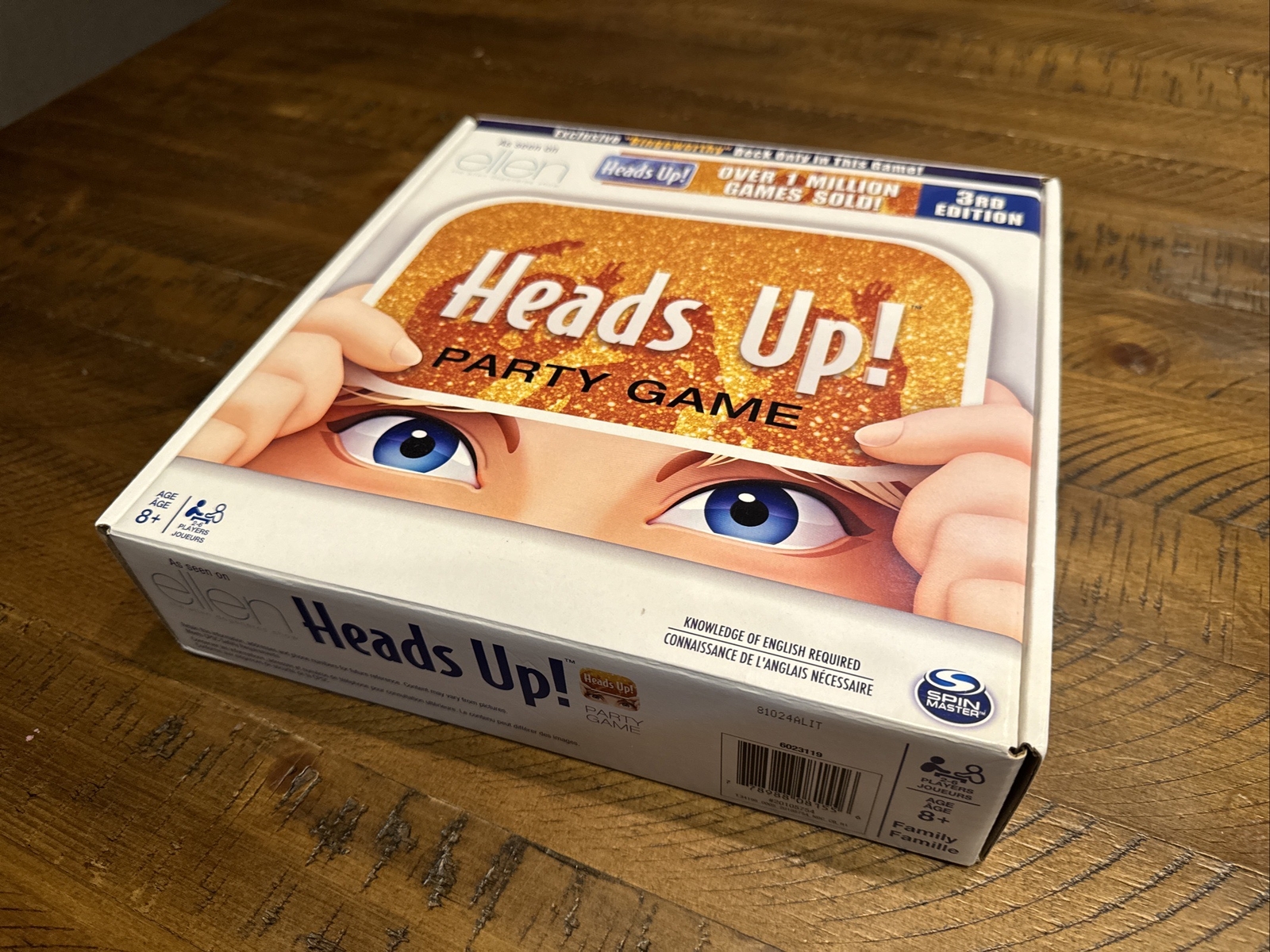 Spin Master Heads Up! Party Game Trivia 3rd Edition Family Fun
