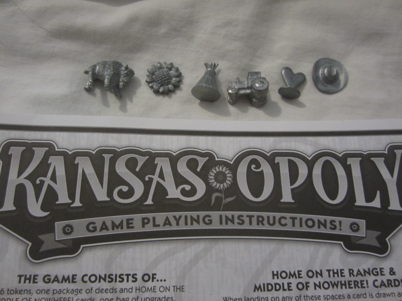 Kansas Opoly Board Game Complete KS Kansasopoly Celebrate Sunflower State