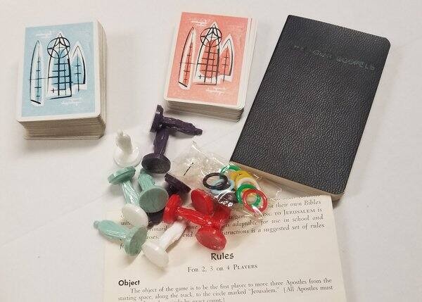 Going To Jerusalem Parker Brothers 1955 Vintage Board Game