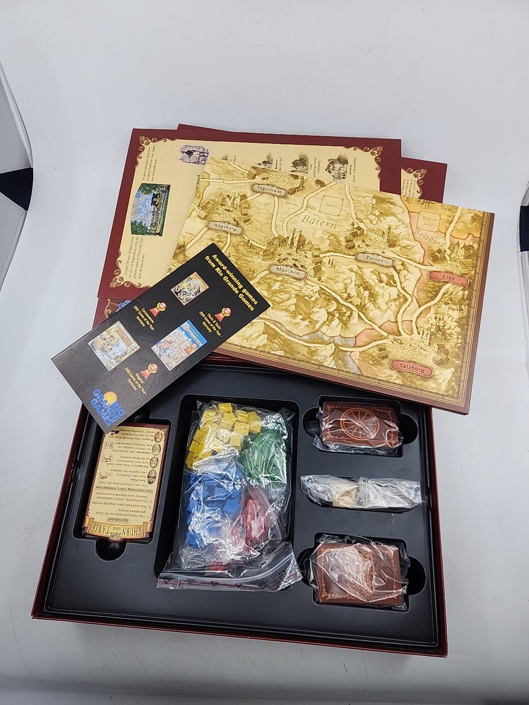 Thurn and Taxis Rio Grande Games Board Game Complete Open Box Unplayed
