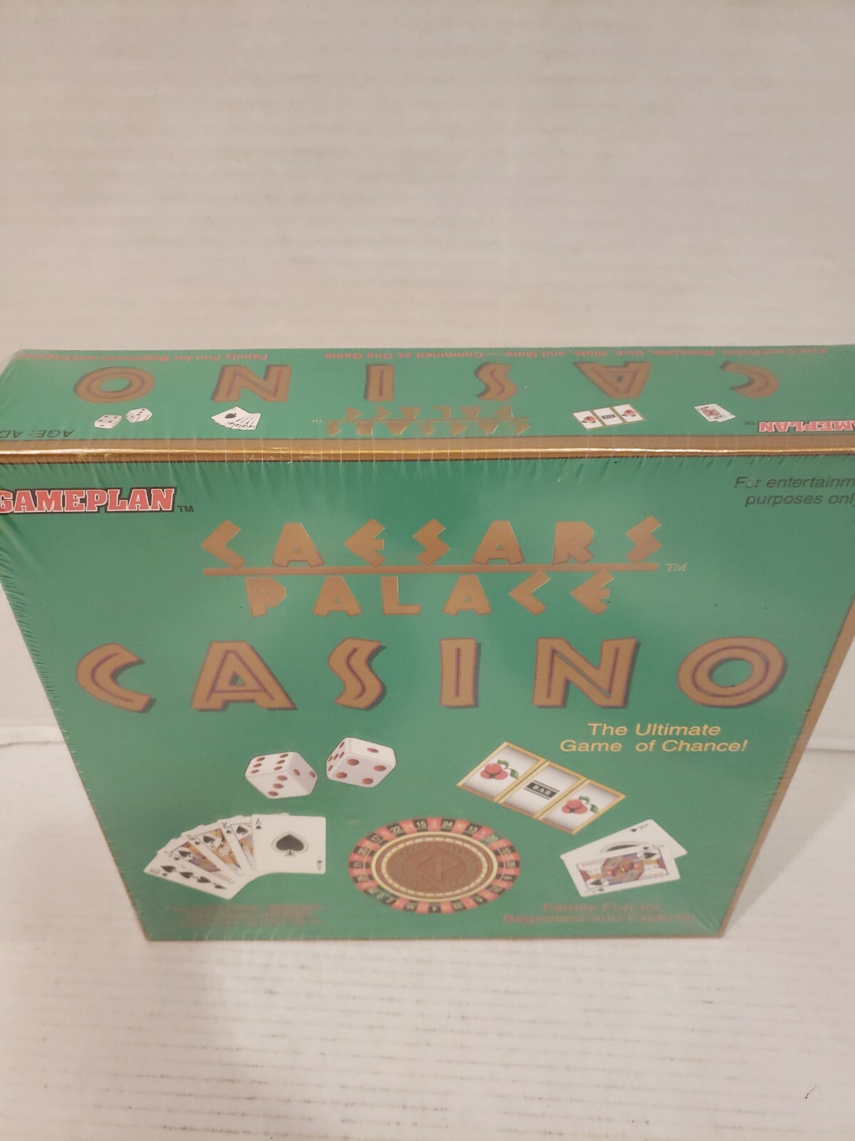 Vintage Gameplan Caesars Palace Casino Board Game 1995 BRAND NEW SEALED PACKAGE