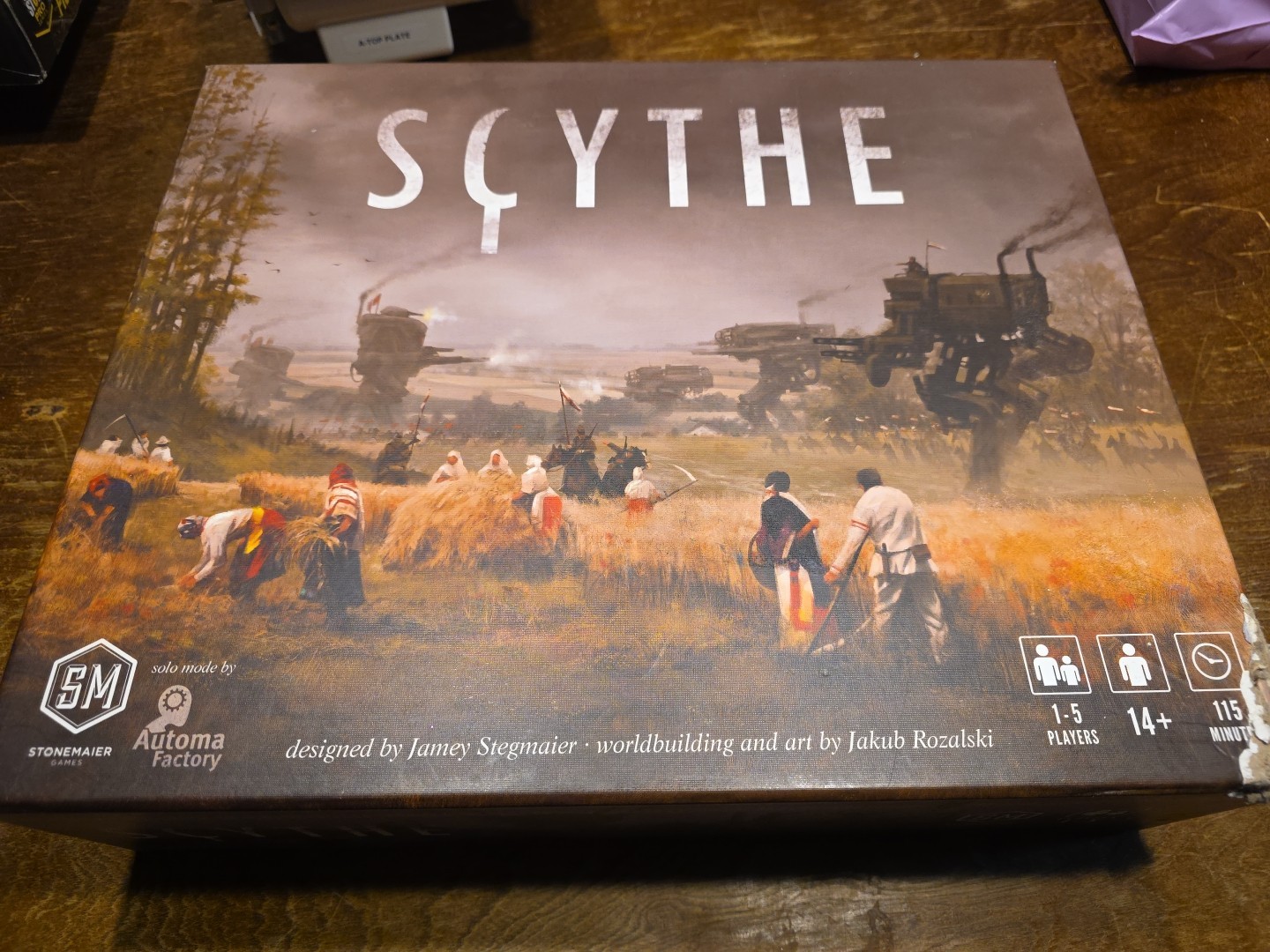 Stonemaier Games Scythe Board Game – STM600 New Has Corner Damage