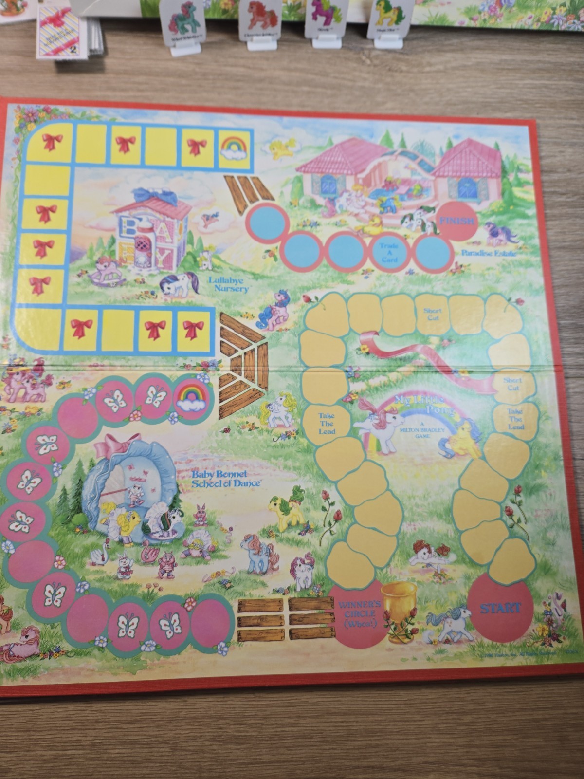 1986 My Little Pony Board Game Milton Bradley Rare Vintage