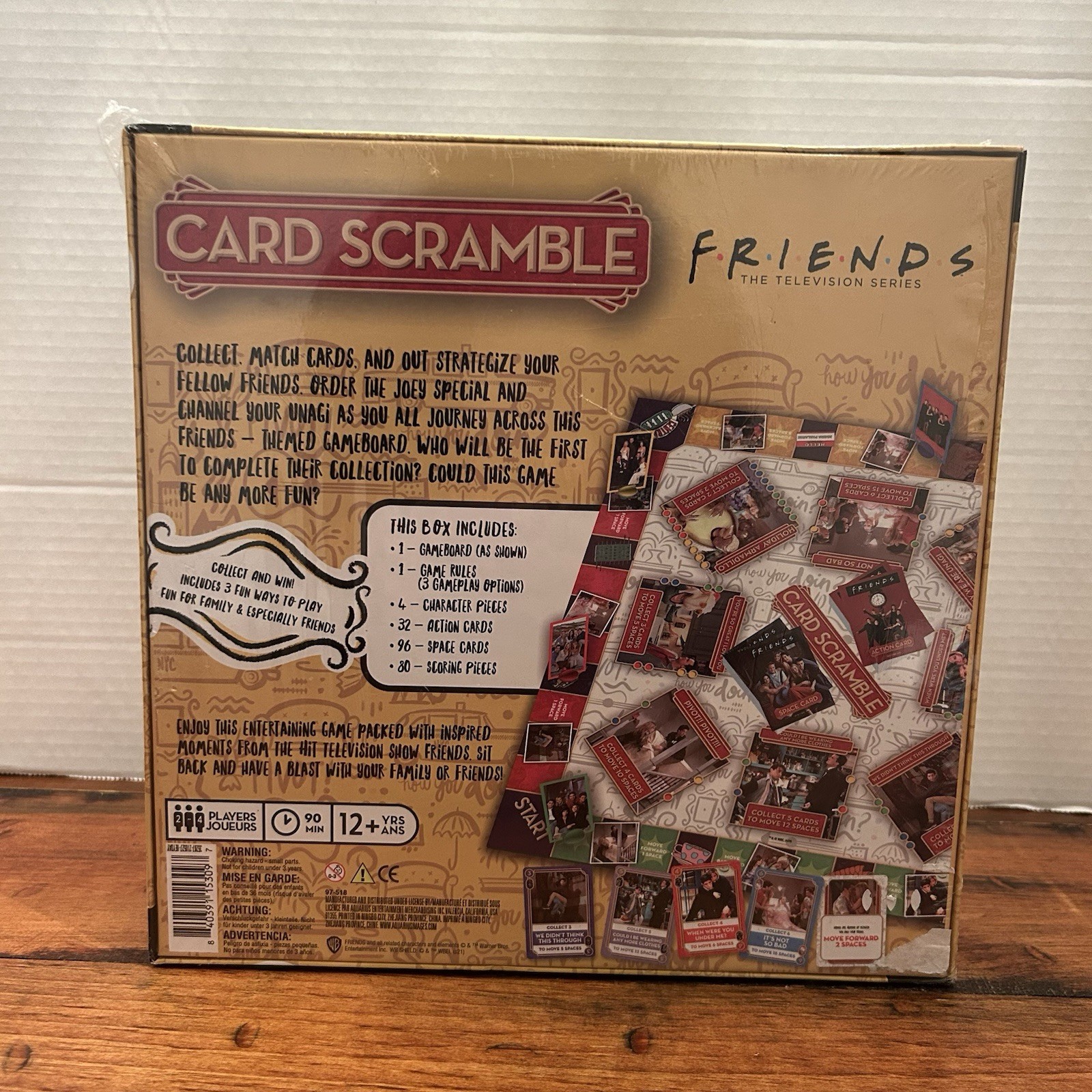 FRIENDS TV Series Board Game Card Scramble 2 to 4 Players 14+ Yrs Family Fun NEW
