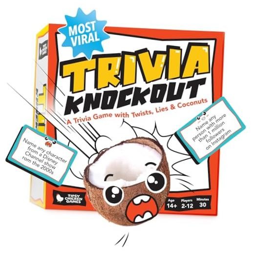 Tiki Knockout: Bluff Your Way to Victory – Team Building & Party Board Games –