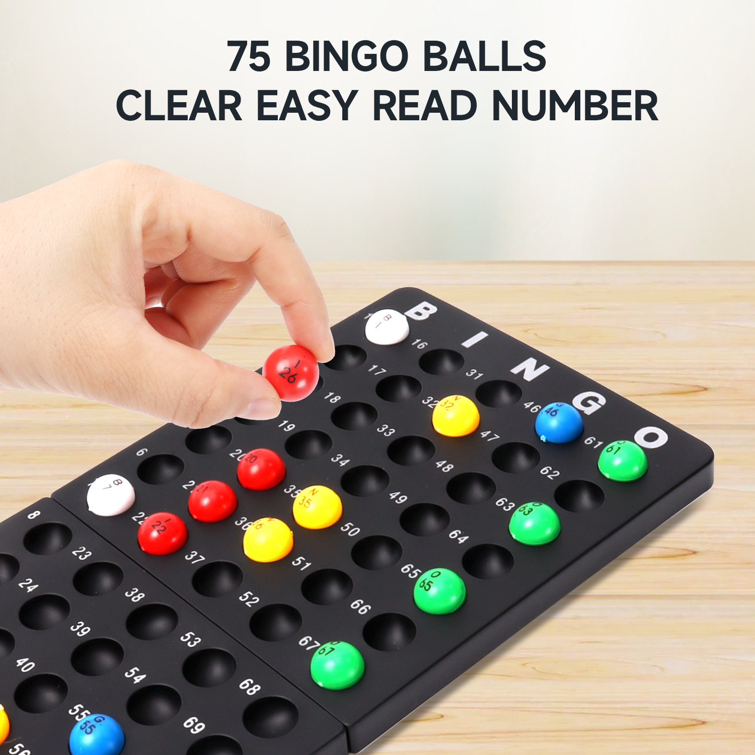 Deluxe Bingo Game Set w/Metal Bingo Cage Perfect for the Whole Family FriendsANY