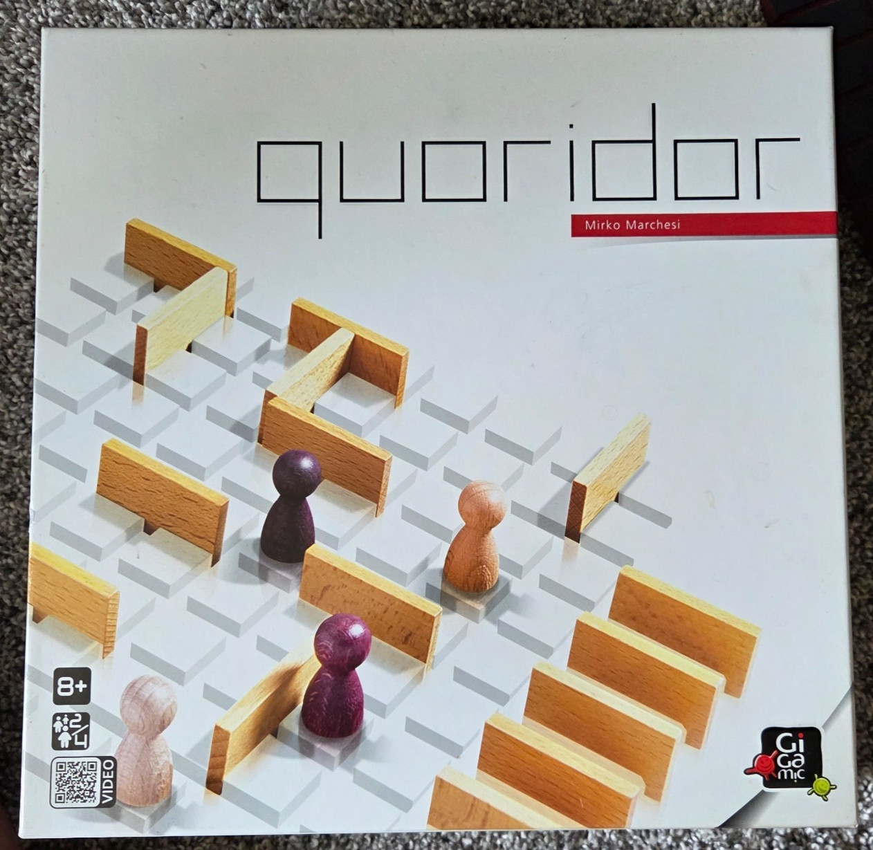 Gigamic Quoridor Classic Mensa Select Winning Strategy Game Player 1997 Complete