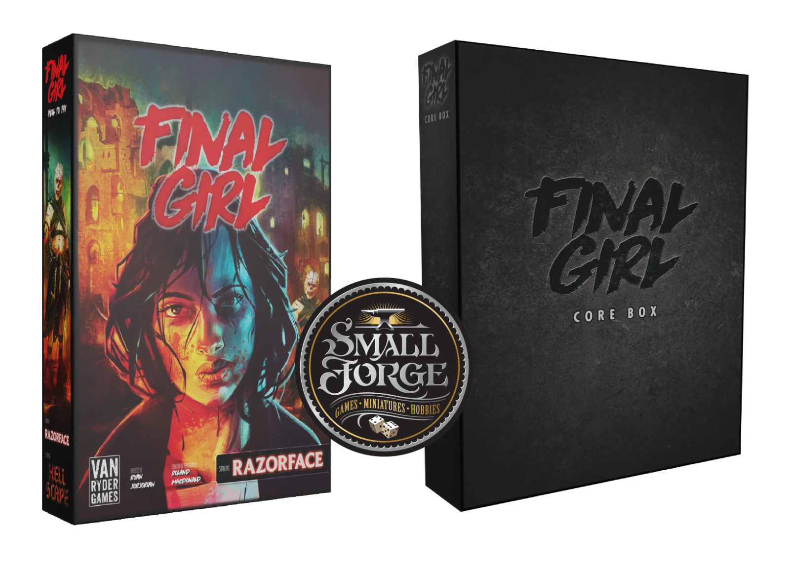 Final Girl: Hell To Pay & Core Box. FG012 & FG000. Single Player Game