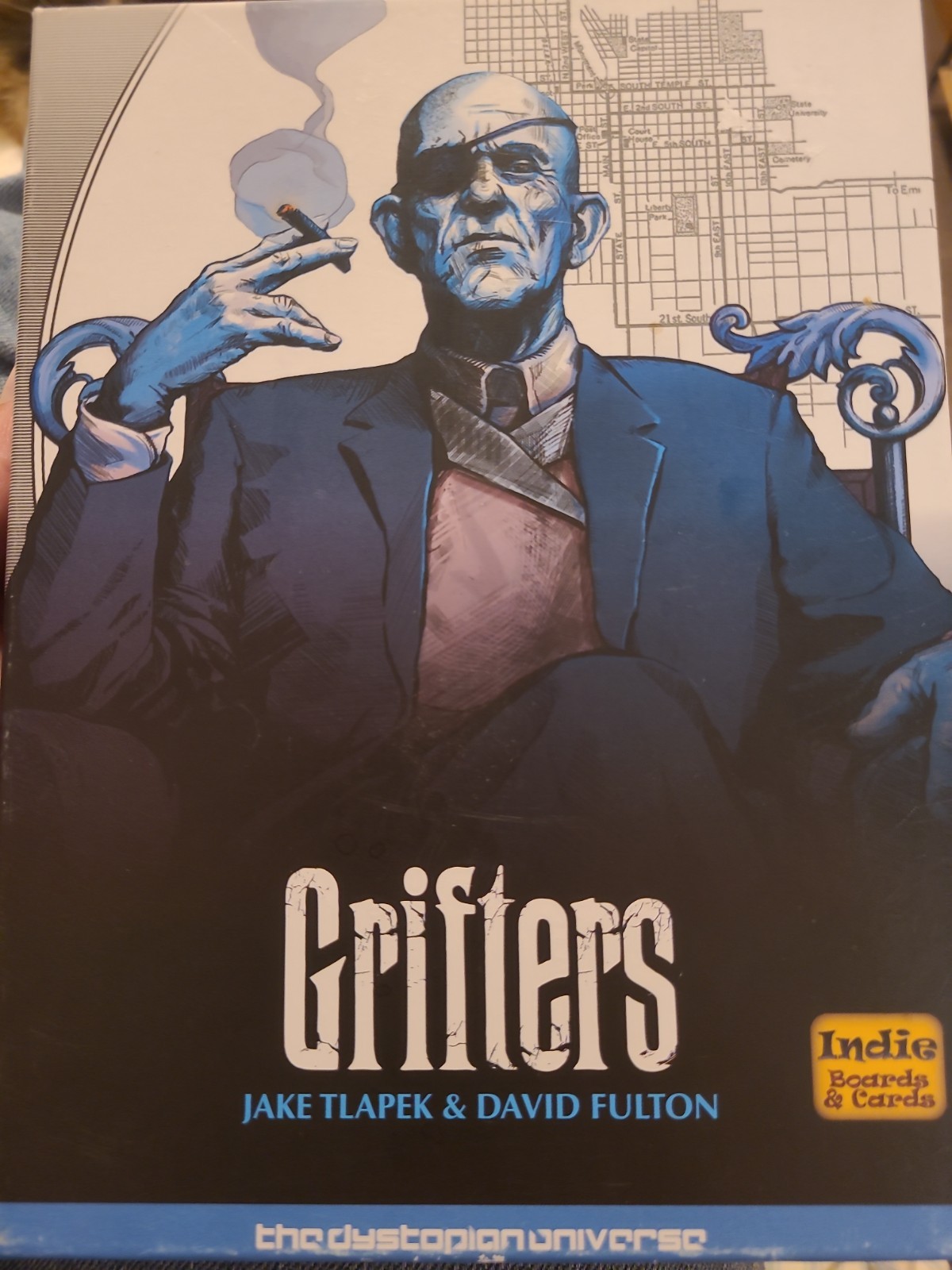 Grifters Card Game Indie Boards & Cards Dystopian Universe Hand Building Game