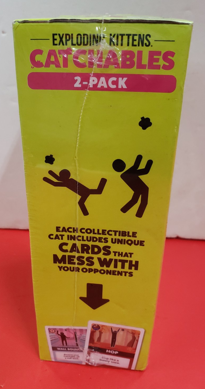Asmodee Exploding Kittens: Catchables W/ Donut and Lumber Cat Full Game 2- Pack