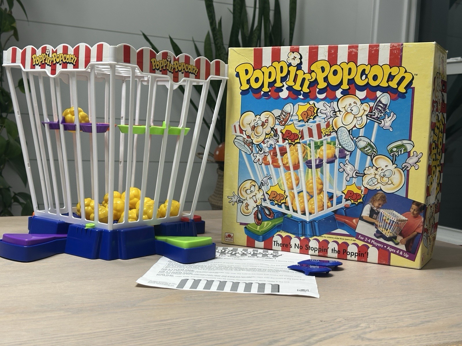 Golden Poppin Popcorn Game 1993 Vintage Complete No Stoppin The Poppin VGUC