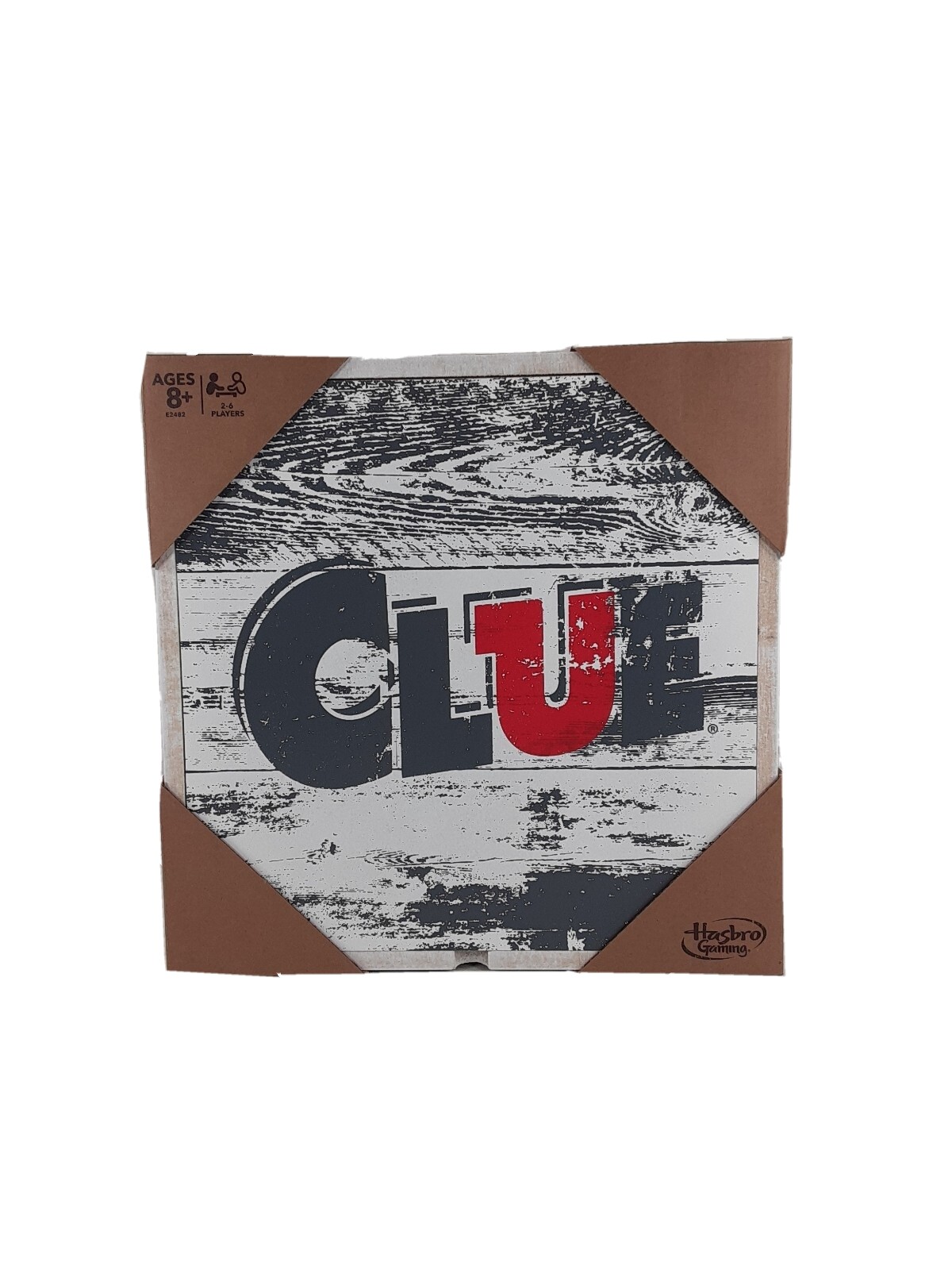 Hasbro CLUE Rustic Edition Collectible Wood Box Crime Board Game Parker Brothers