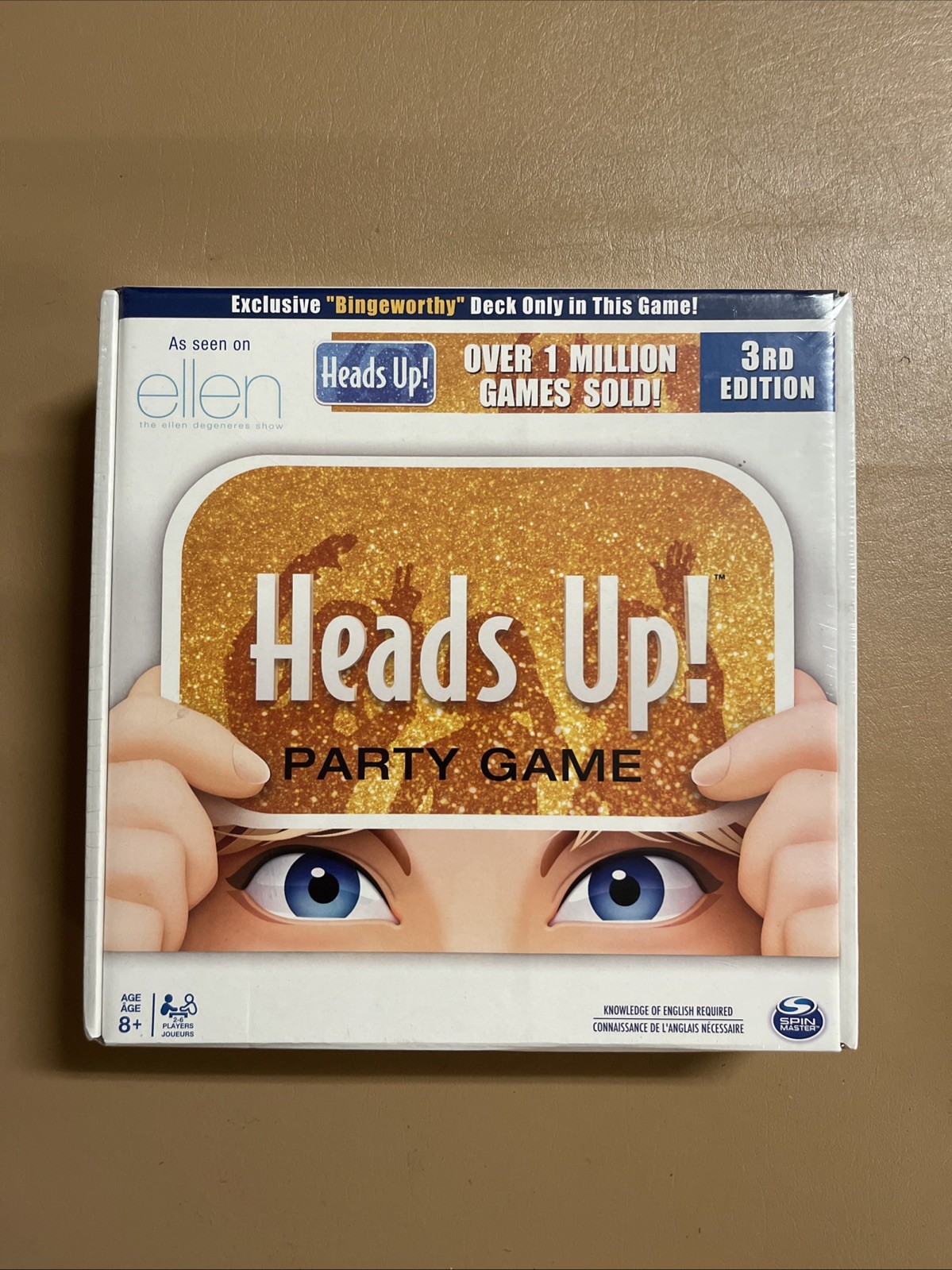 Heads Up! Party Game 3rd Edition As Seen on the Ellen Degeneres Show New Sealed