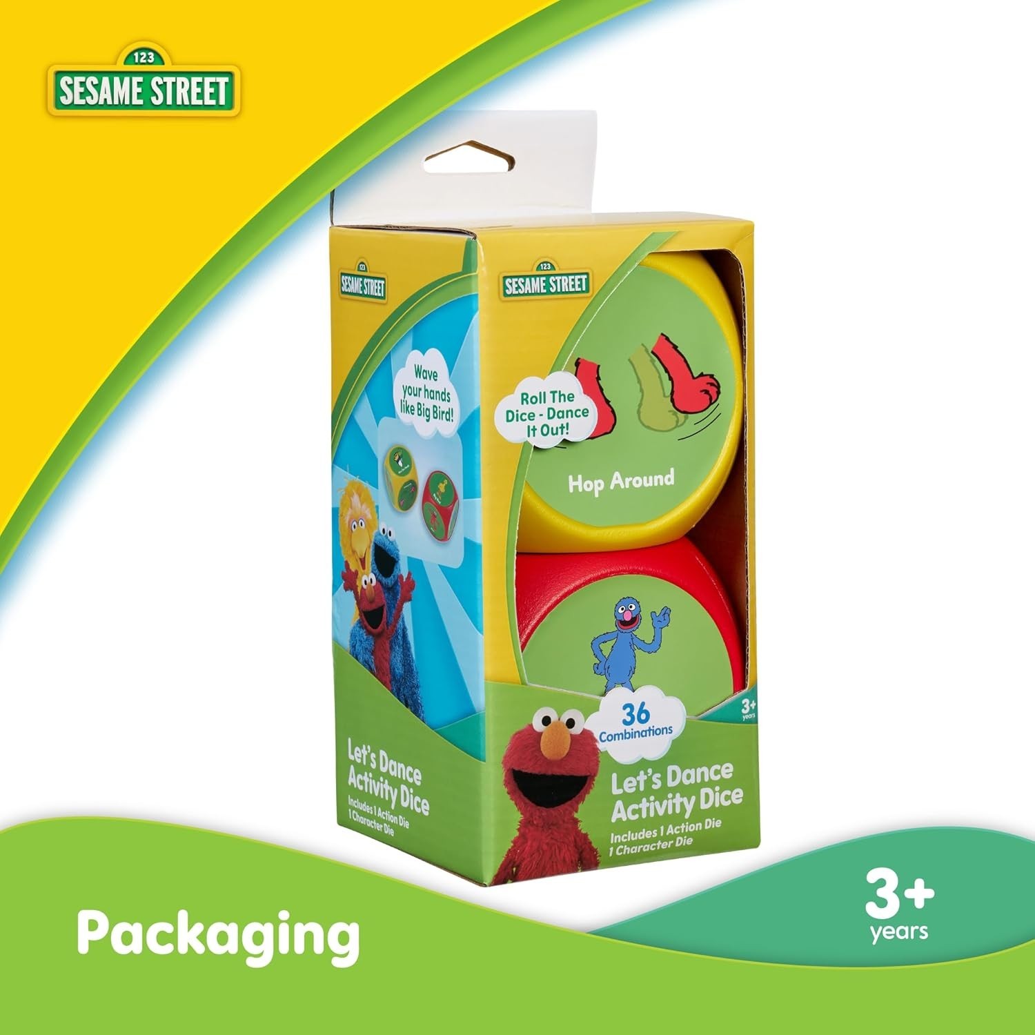 Sesame Street Dice Imagination Act Out the Action Game | Family Game Night fo…