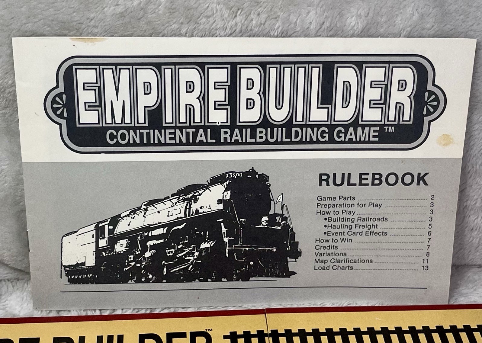 Empire Builder Continental Railroad Game Board Game Mayfair Mostly Complete