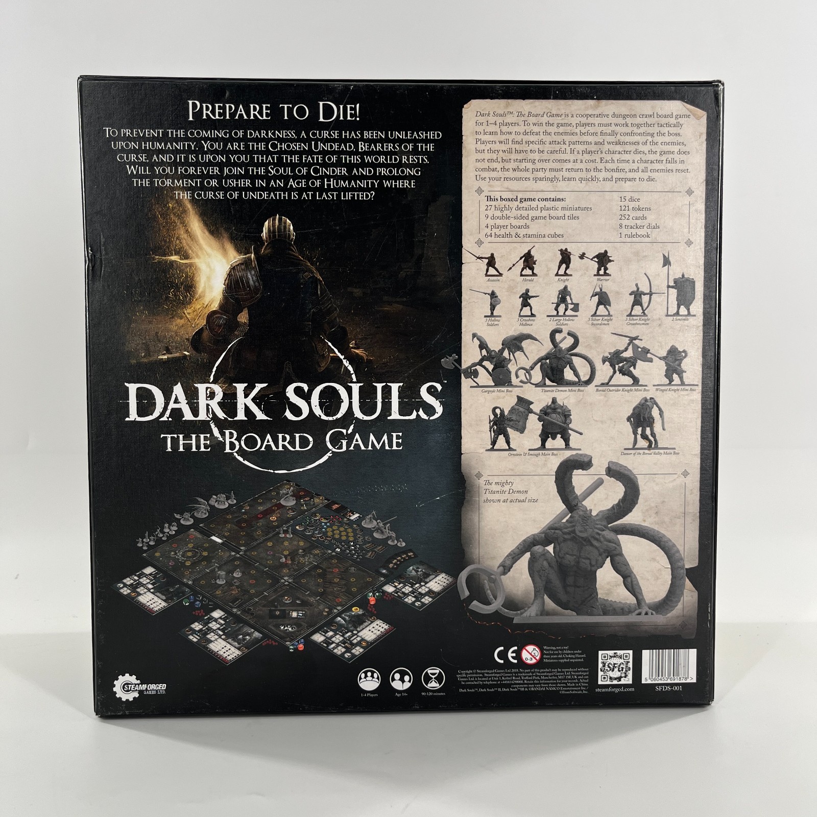 Dark Souls The Board Game Core Set 100% Complete Steamforged Games Ltd. 2018
