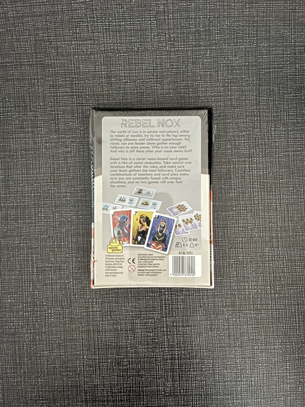 Rebel Box – A Team-Based Social Deduction Card Game For 4-6 Players