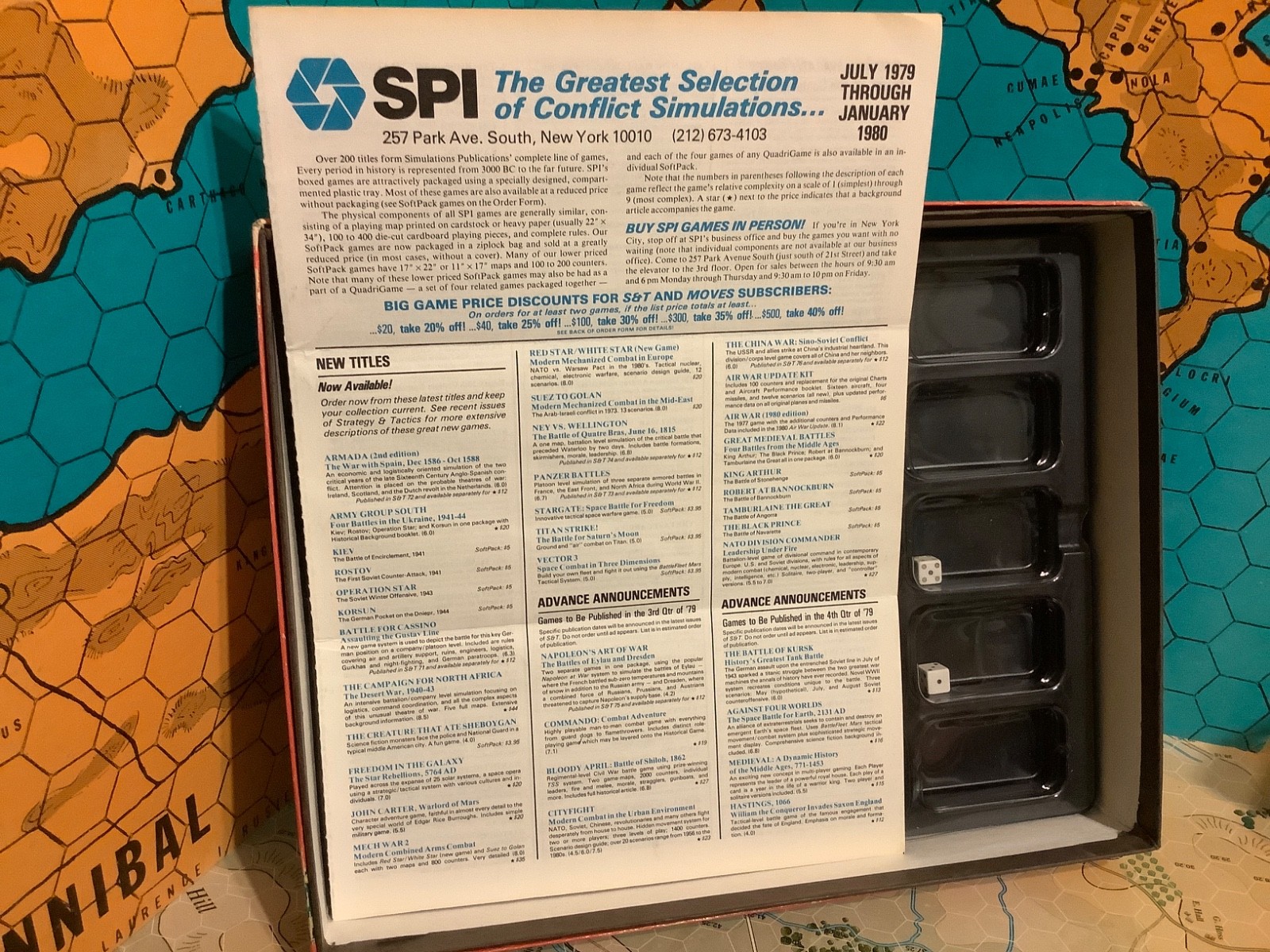 Freedom in the GALAXY PINK MAP Edition Unpunched SPI 1979