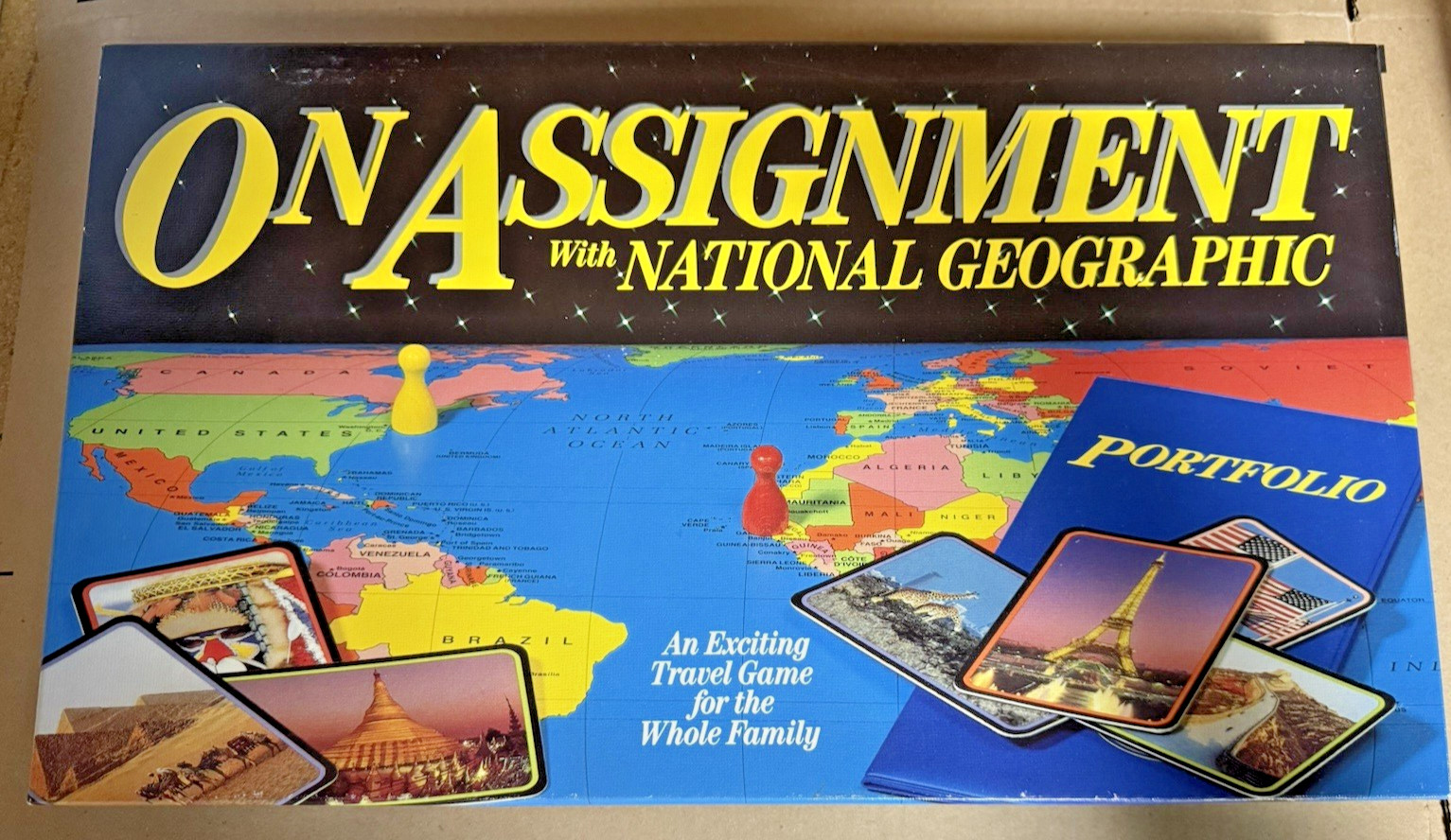 On Assignment With National Geographic Travel Board Game Vintage MINT CONDITION