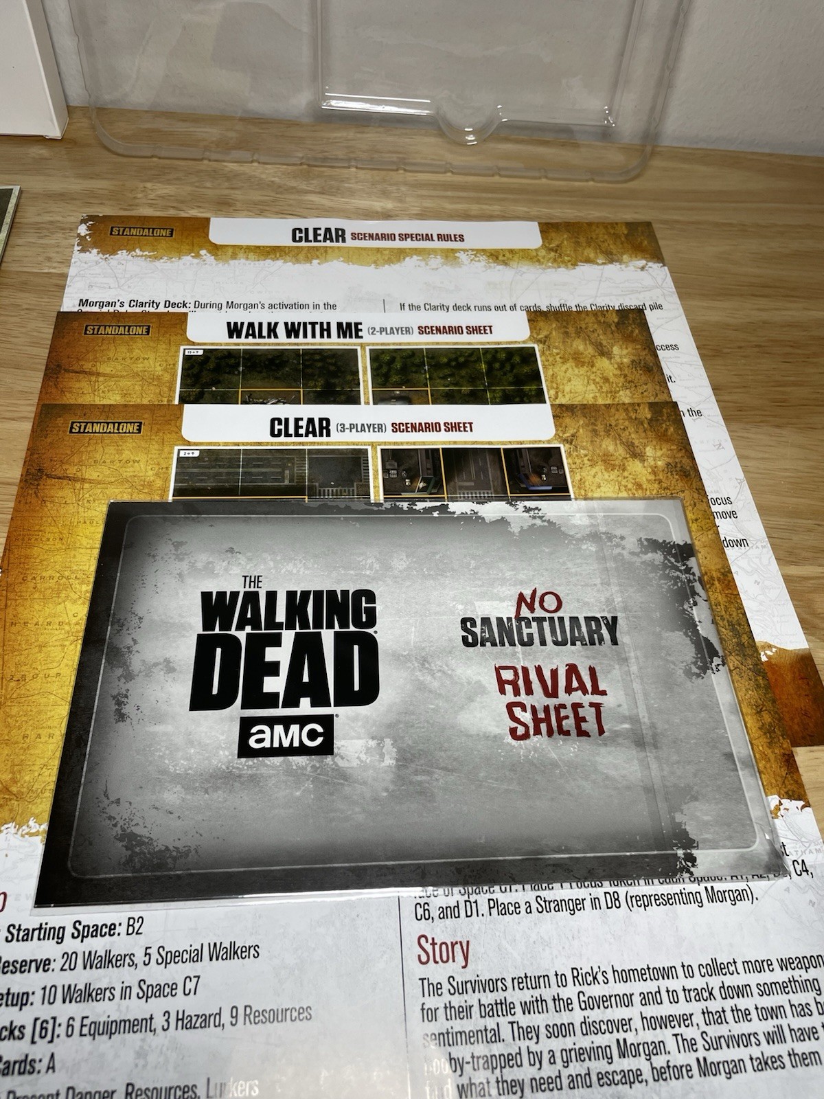 AMC The Walking Dead Board Game Expansion Set 2017070061806 Brand New Sealed