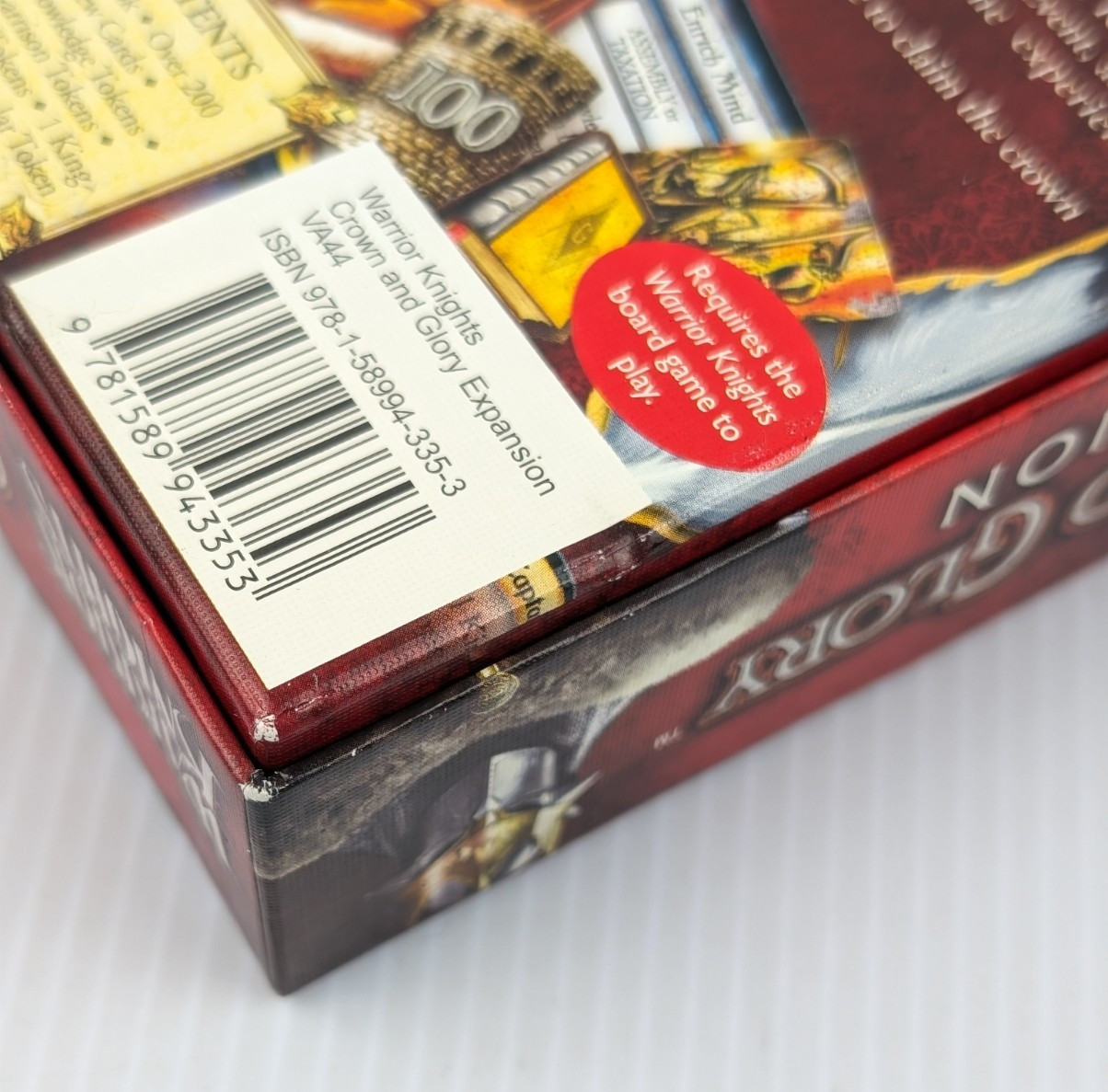 Warrior Knights: Crown and Glory Expansion NEW OPEN BOX